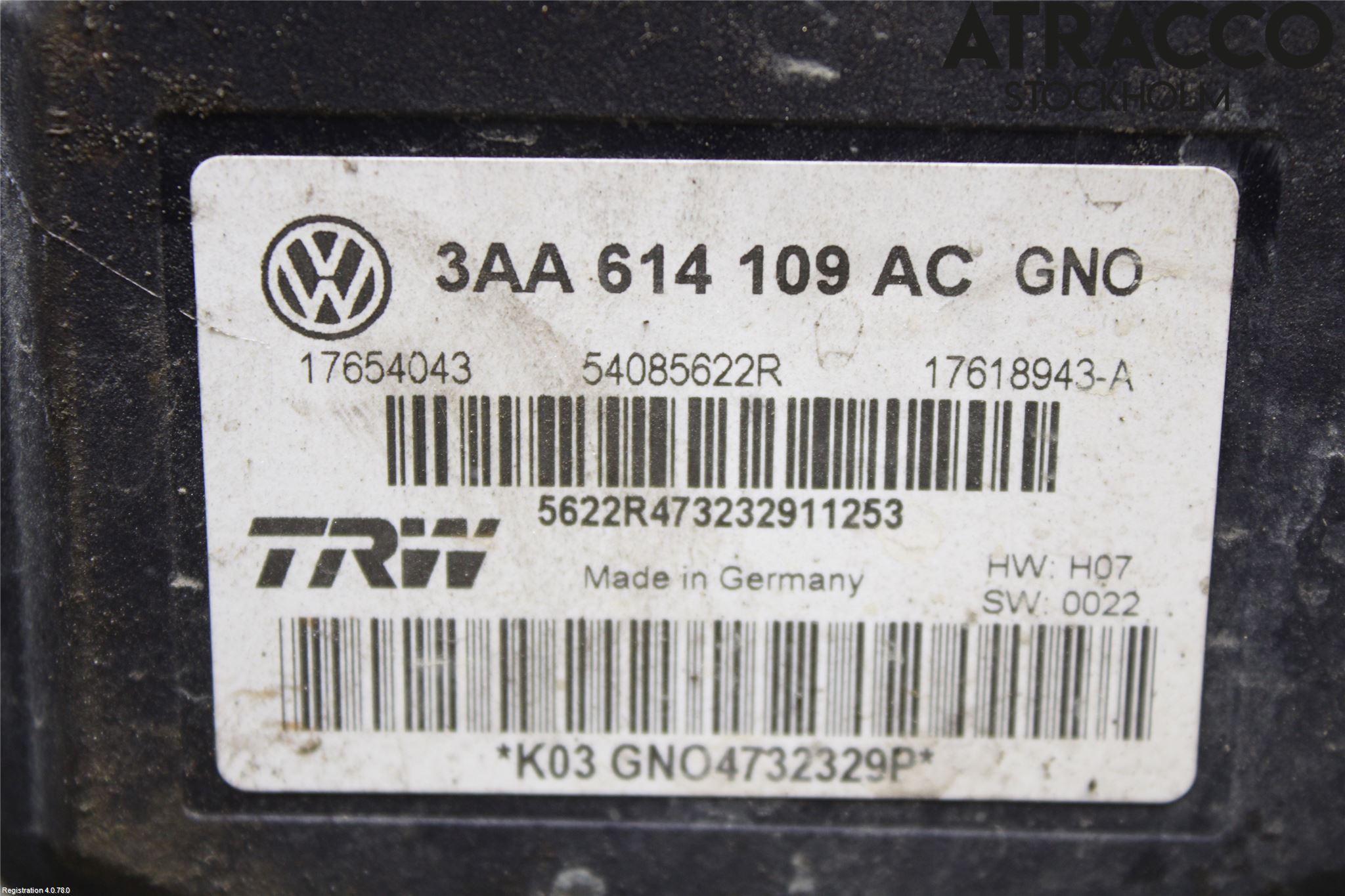 Volkswagen VW PASSAT 11-14 Abs Hydraulaggregat