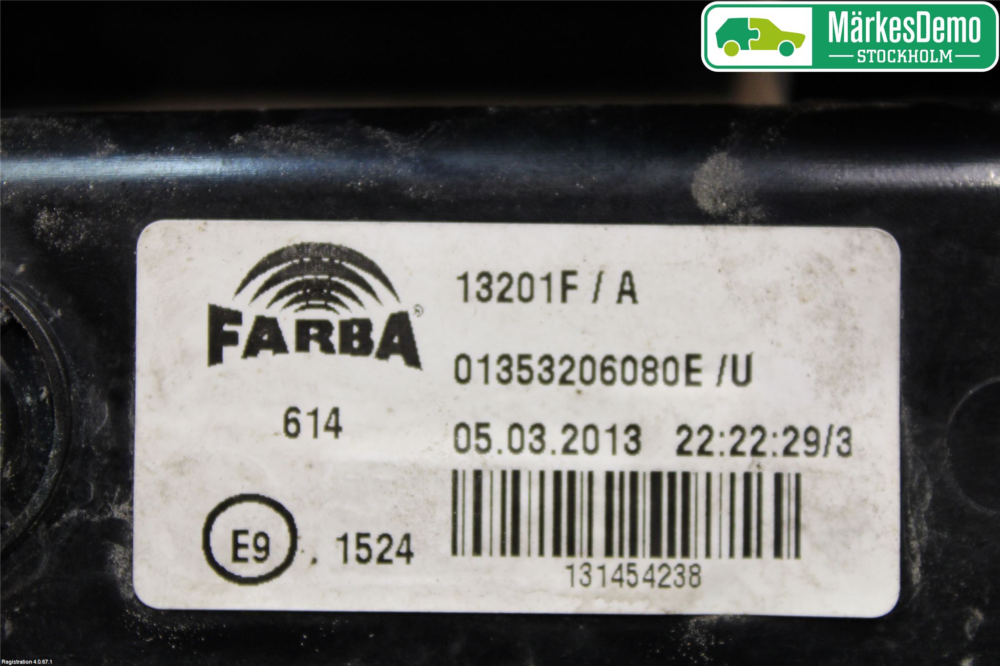 Peugeot BIPPER Bakljus Vänster