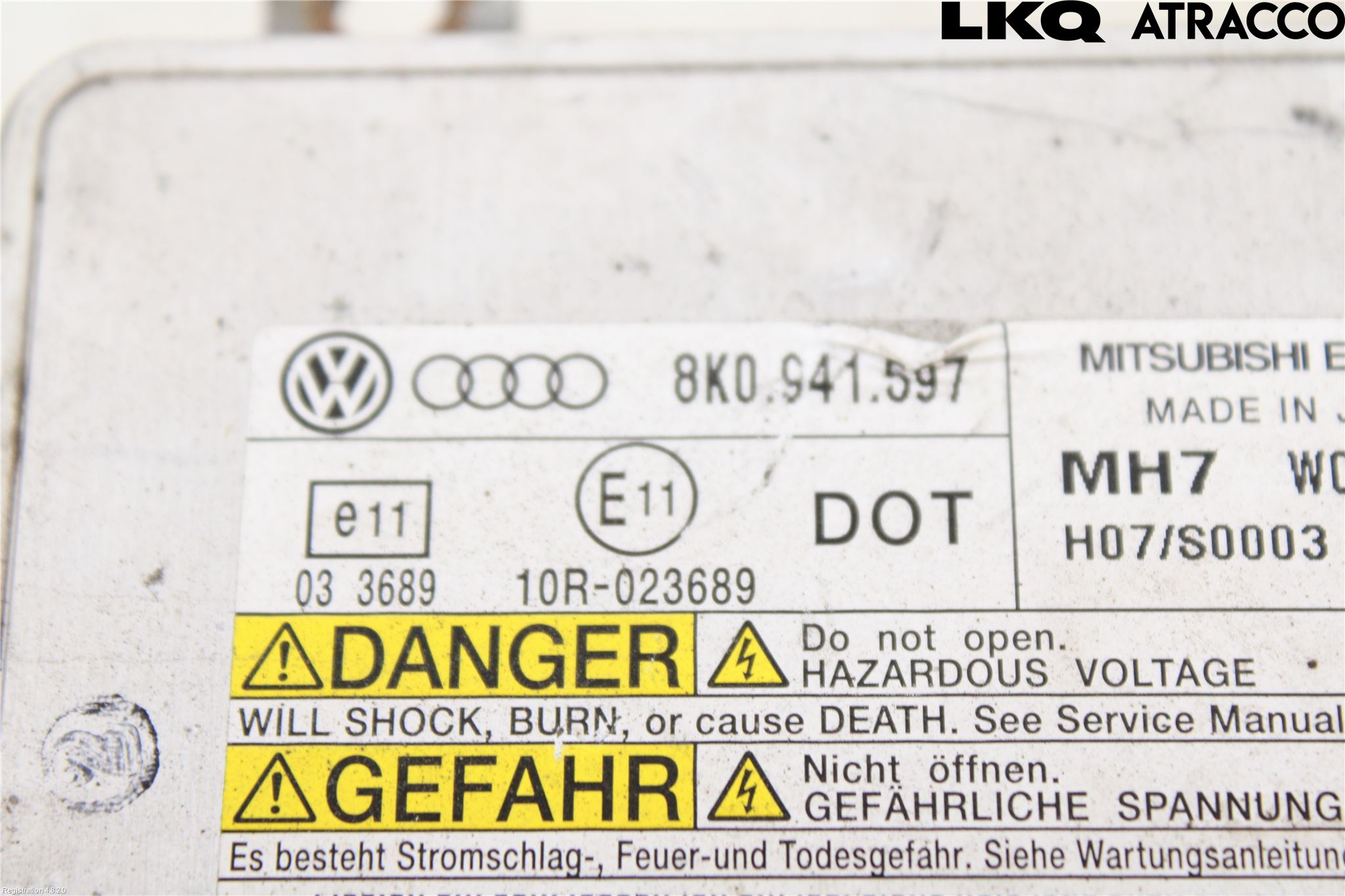 Audi A4/S4 08-11 Styrenhet Strålkastare
