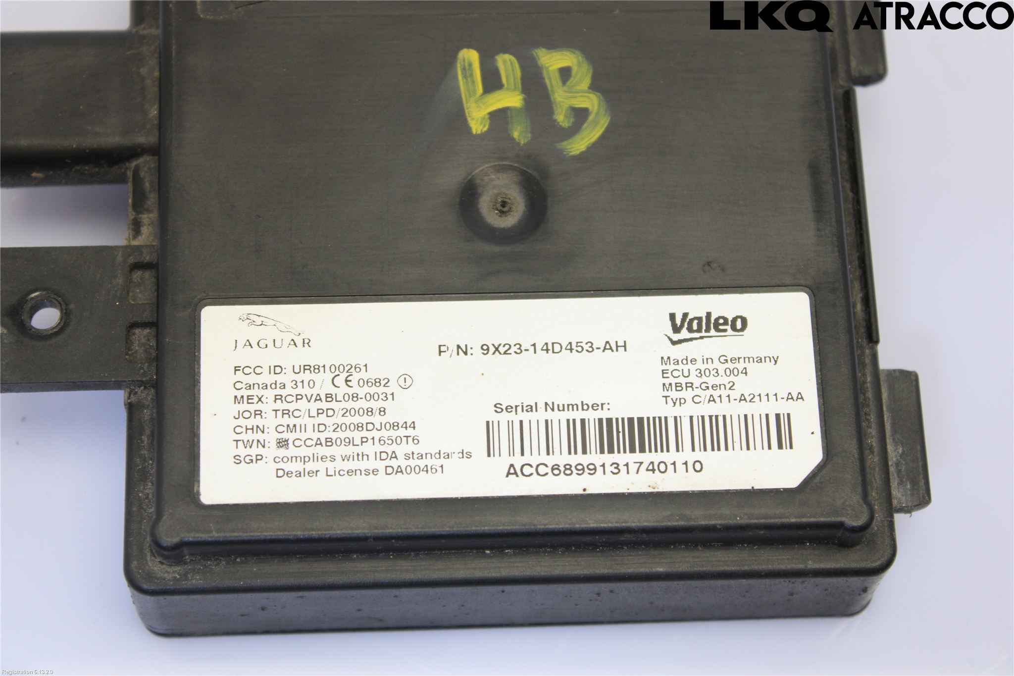 Jaguar XF 08-15 Sensor Aktivt Kollisionsskydd