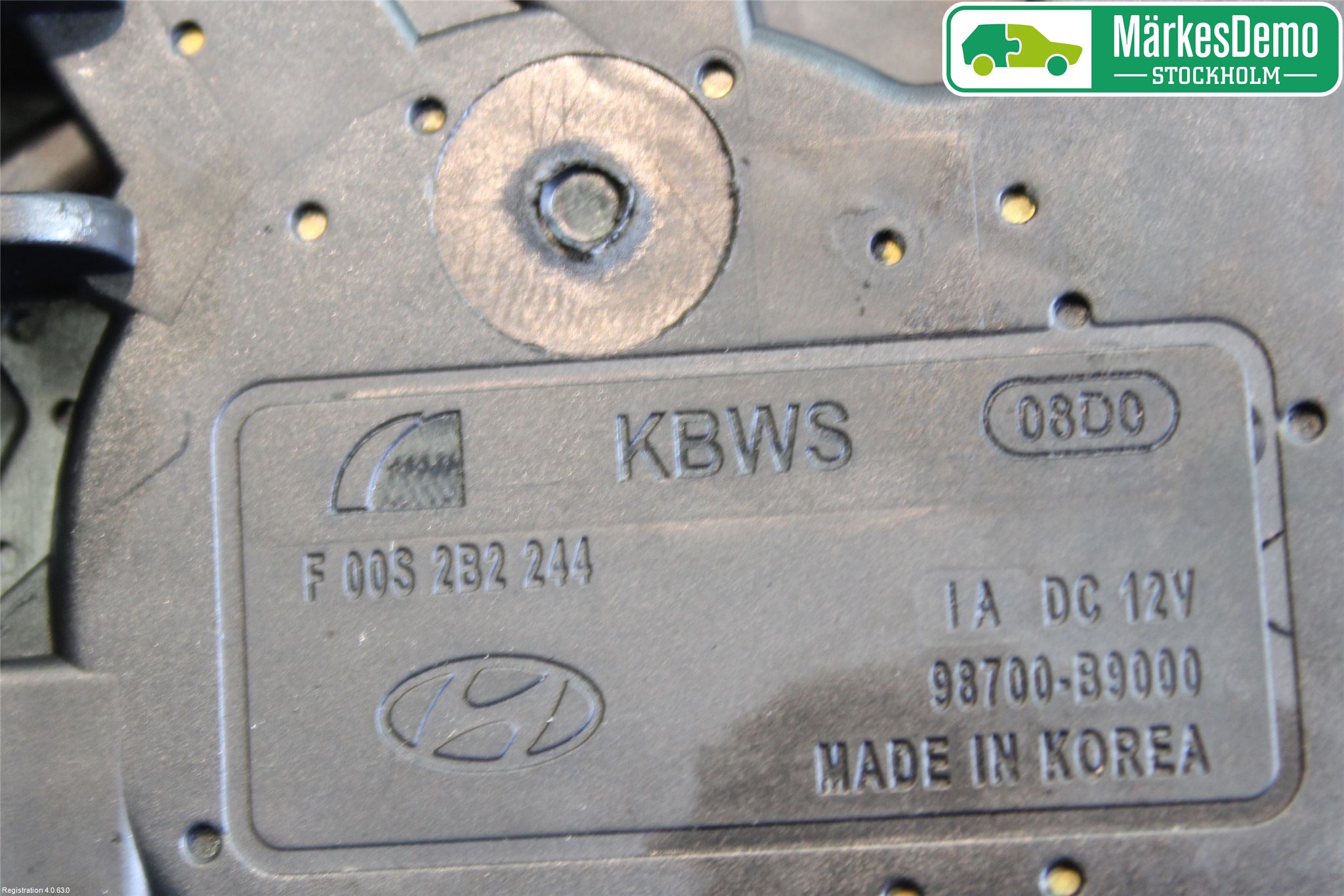 Hyundai i10 BA 17-20 Torkarmotor Baklucka