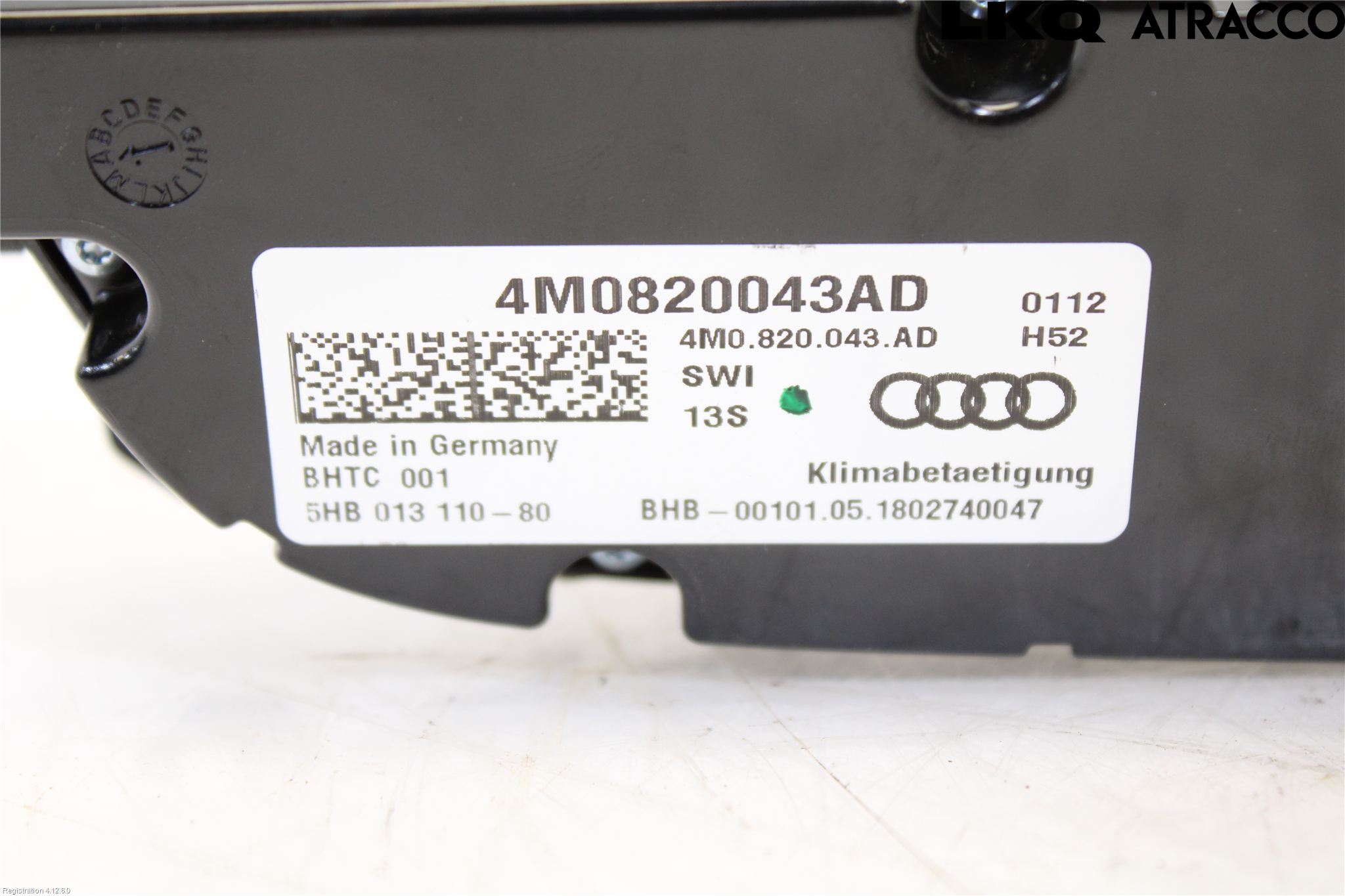 Audi Q7/SQ7 Ac Styrenhet Ac Manöveren