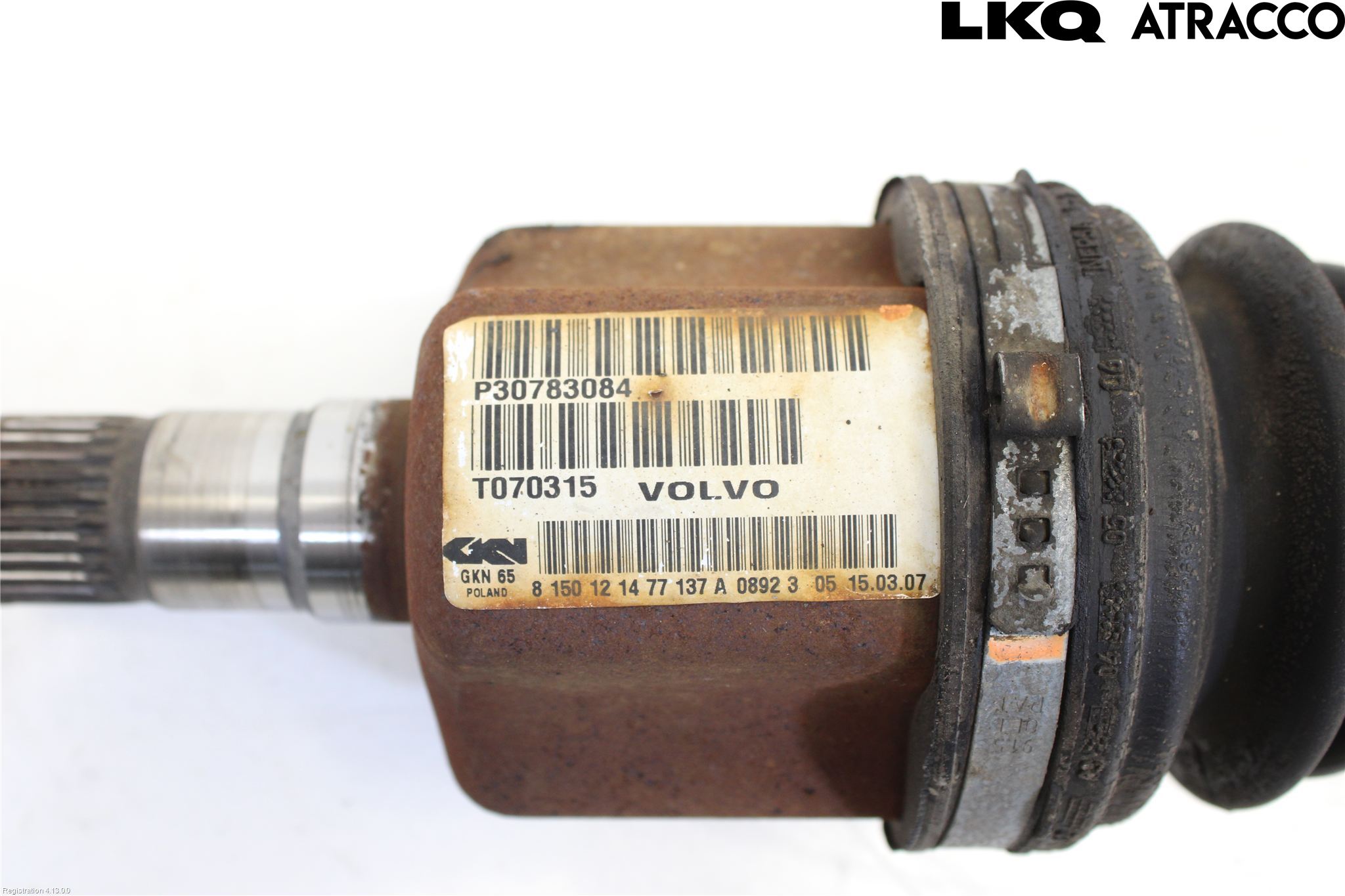 Volvo V70 05-08 Drivaxel Fram Vänster