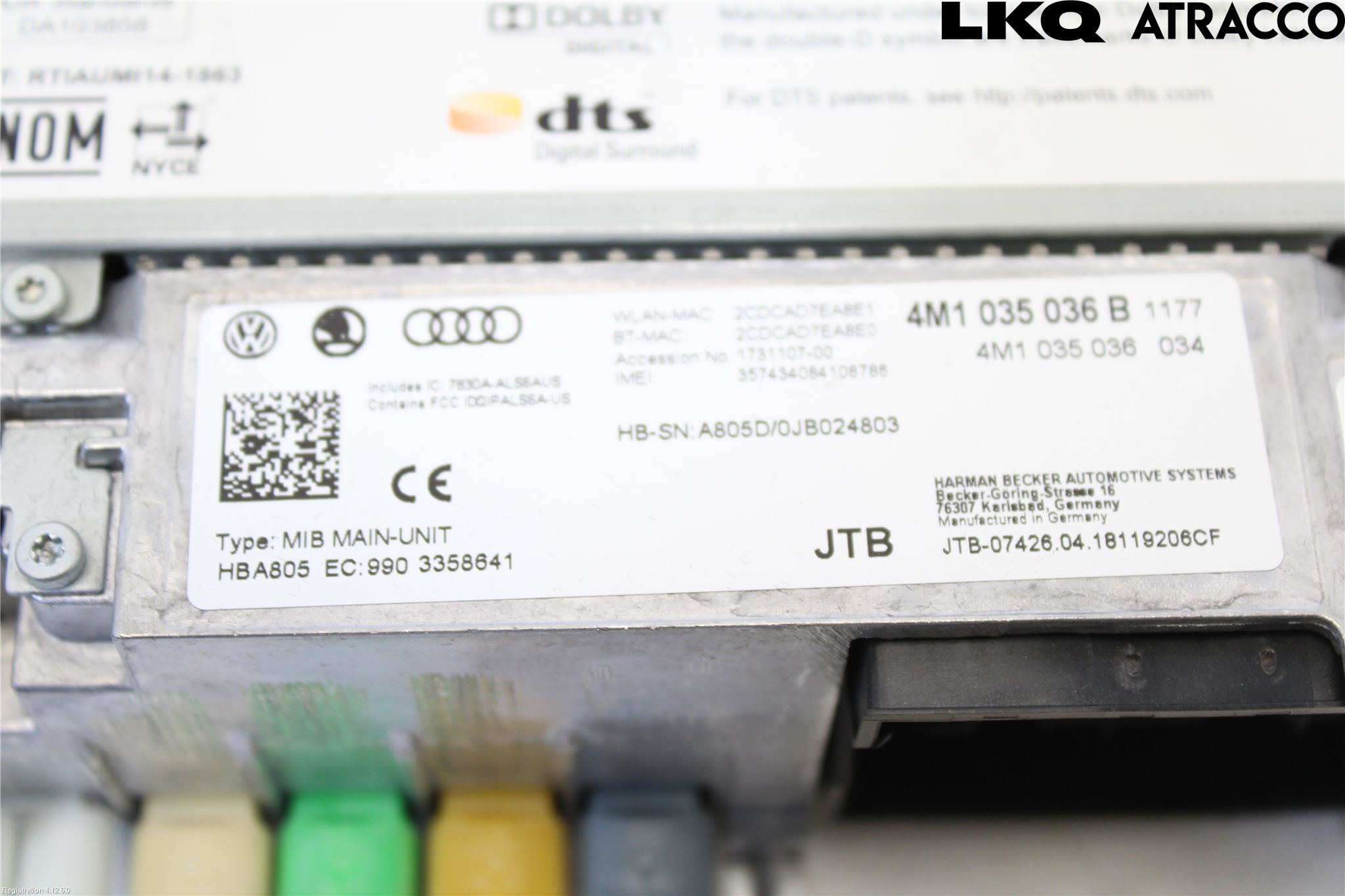 Audi Q7/SQ7 Cd Radio - Multimediapanel