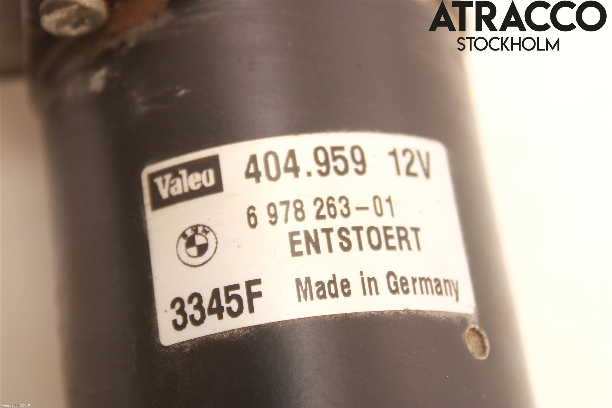 BMW 3 E90/91 SED/TOU 05-12 Torkarmotor Vindruta