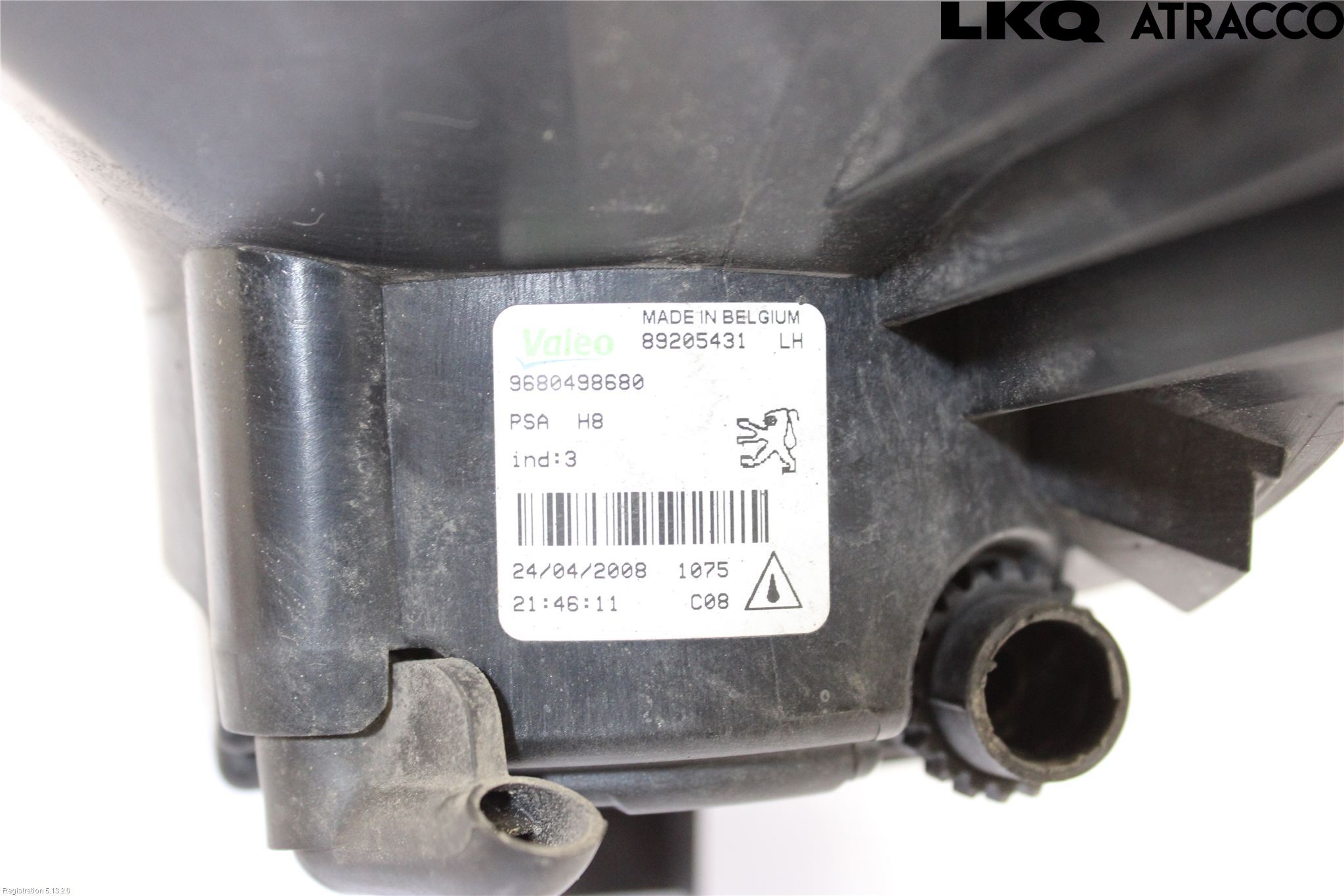 Peugeot 308 08-13 Dimljus-Varselljus Fram