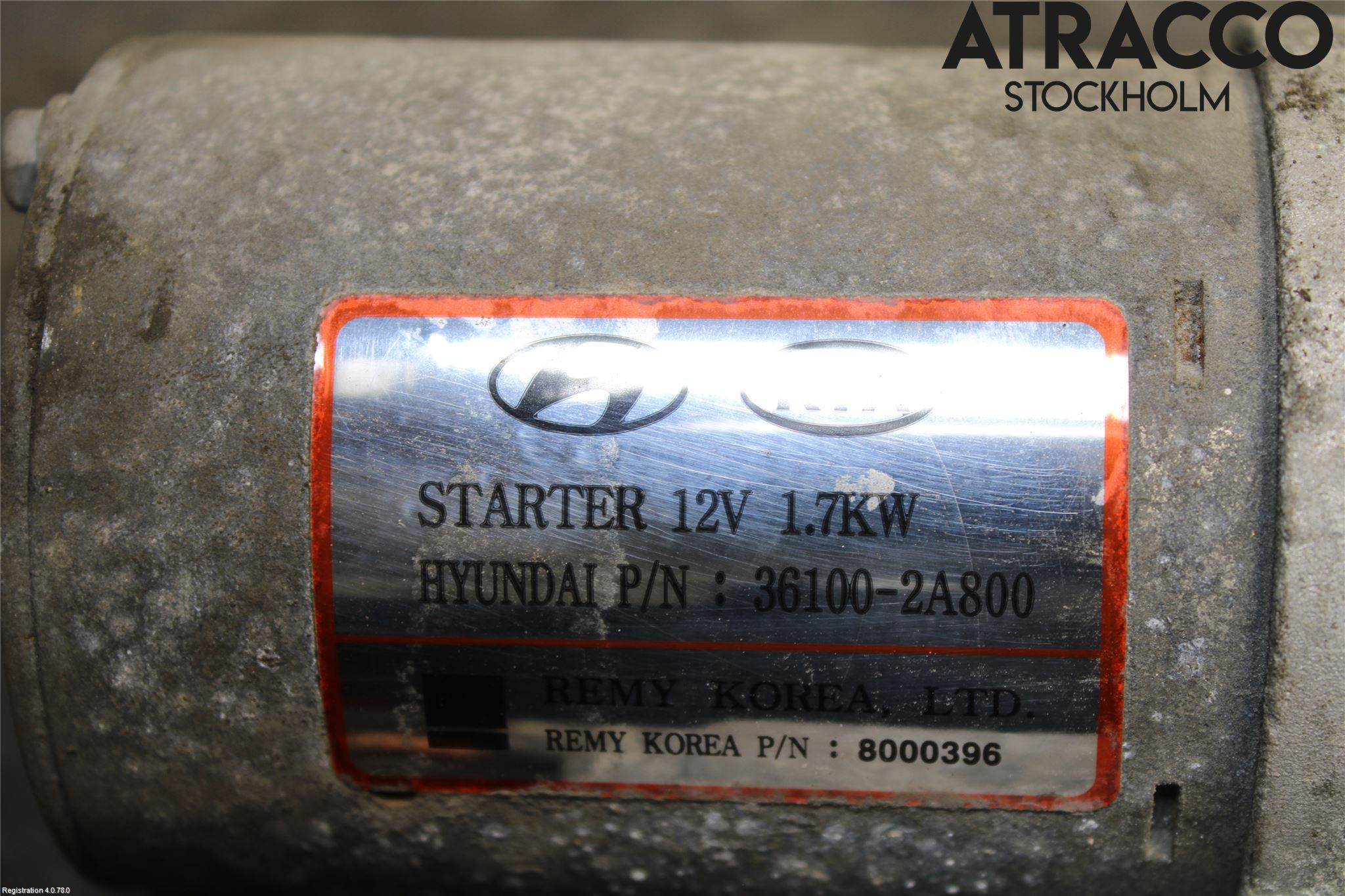 Kia SPORTAGE (SL) 11-15 Startmotor Diesel