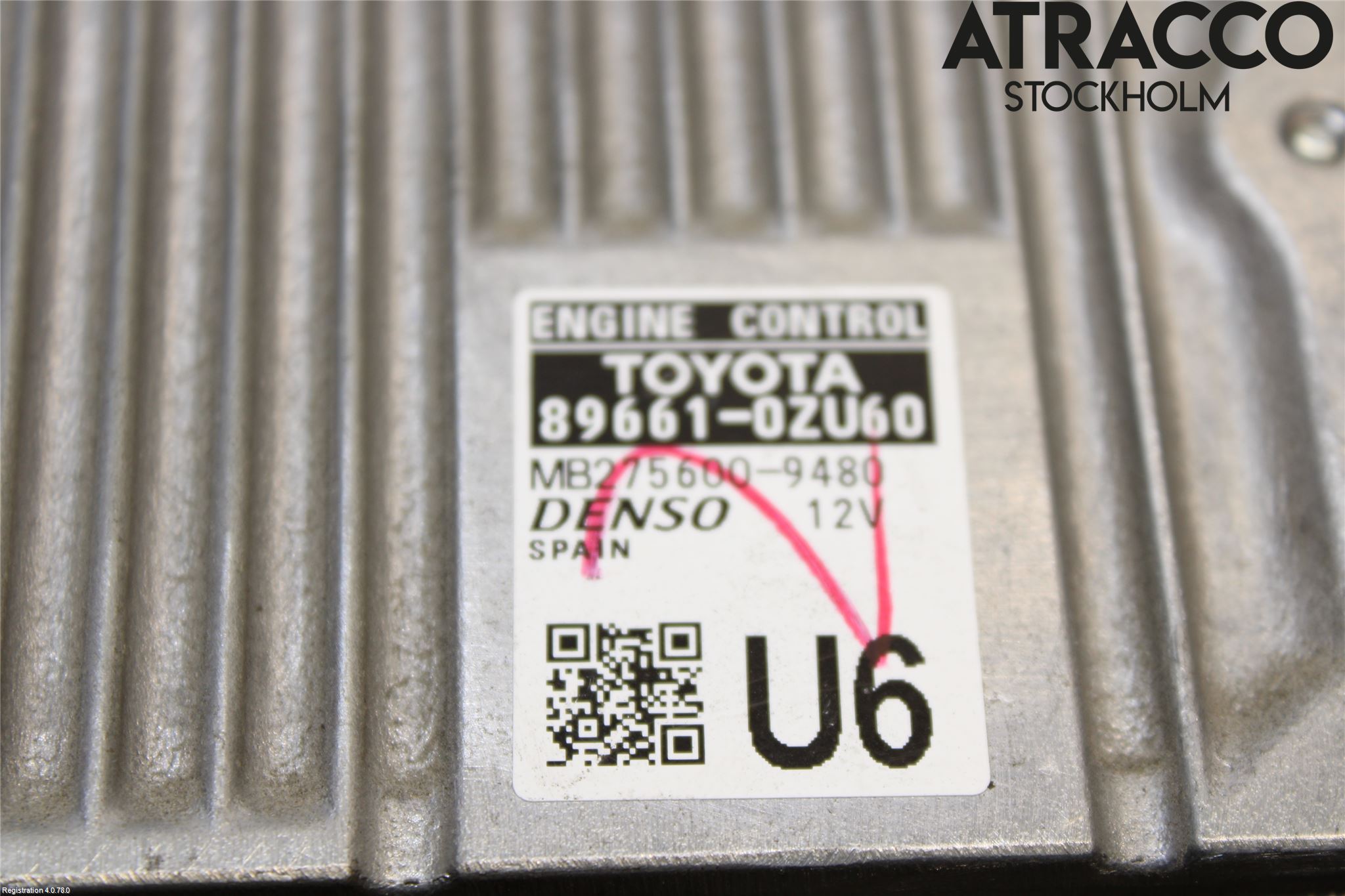 Toyota AURIS 13-19 Styrenhet Insprut Bensin