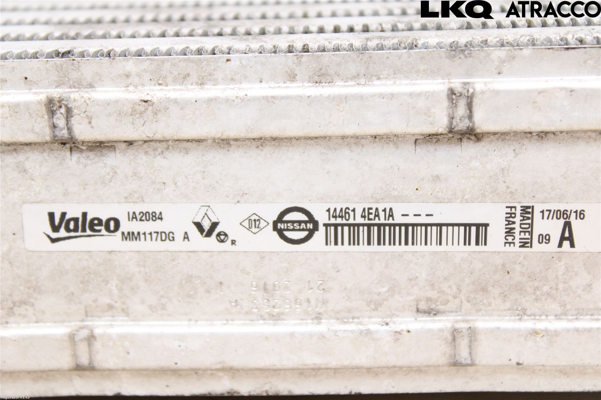 Renault KADJAR 15- Laddluft-Intercooler Kyl