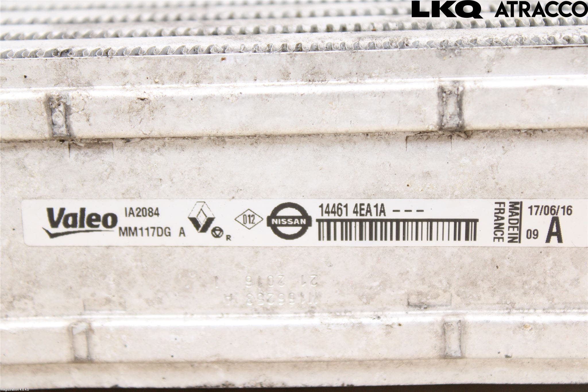 Renault KADJAR 15- Laddluft-Intercooler Kyl