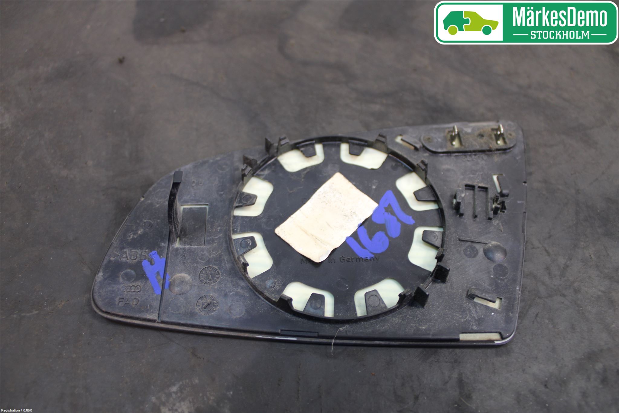 Audi A4/S4 01-05 Spegelglas Hö