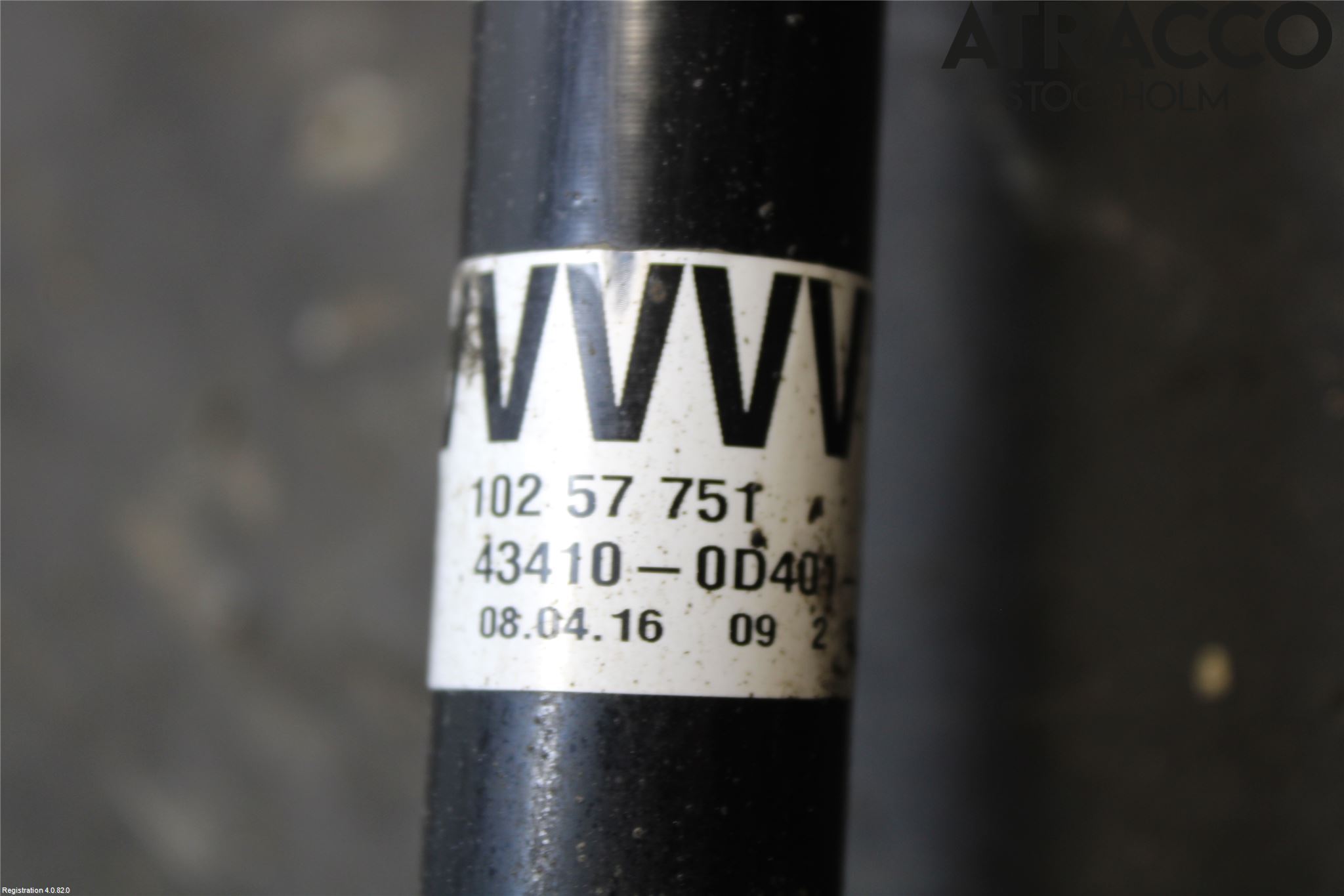 Toyota YARIS XP130 15-20 Drivaxel Fram Höger