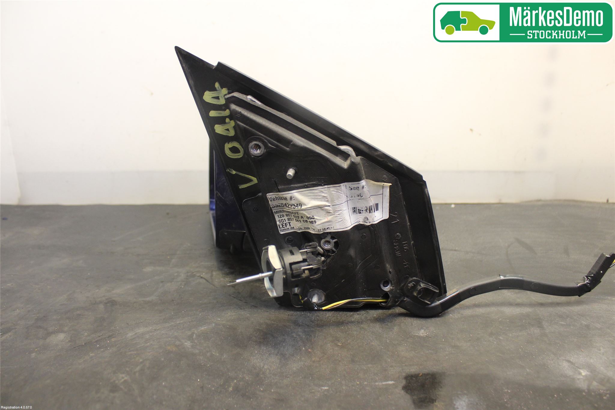 Volkswagen VW POLO 10-17 Spegel Yttre Justerbar Vä