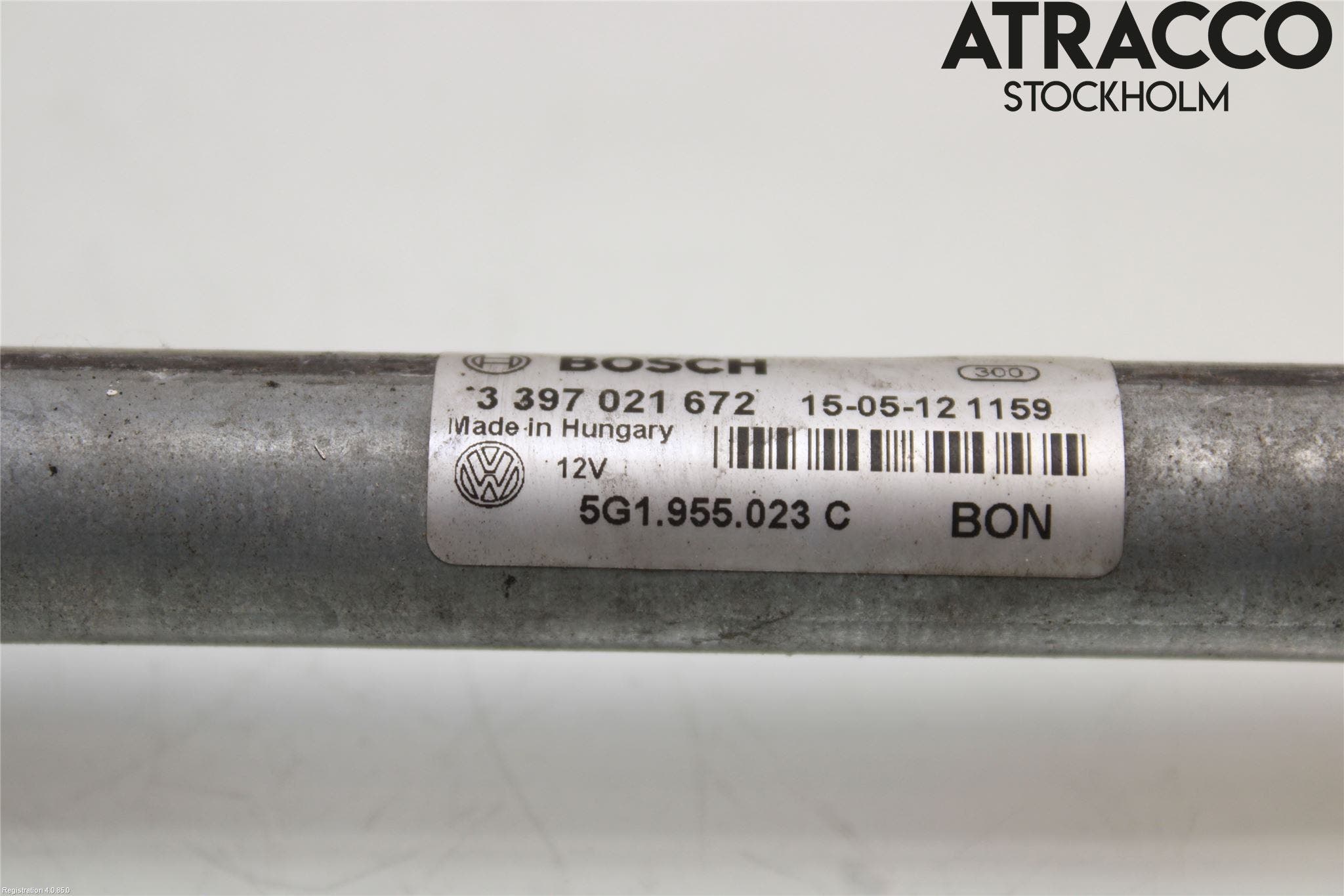 Volkswagen VW GOLF / E-GOLF VII 13-20 Torkarmekanism Vindruta