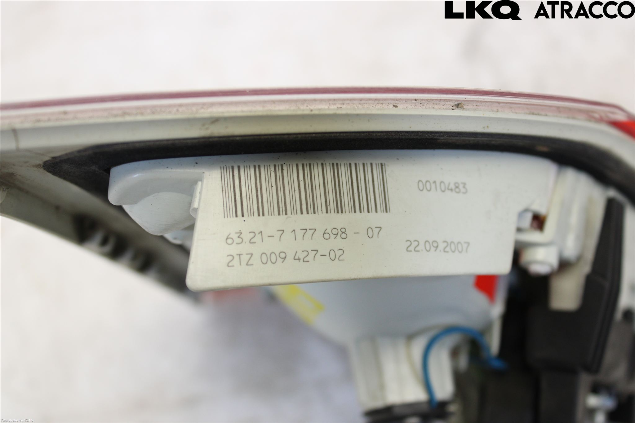 BMW 5 E60/61 Sed/Tou 02-10 Bakljus Lucka Hö