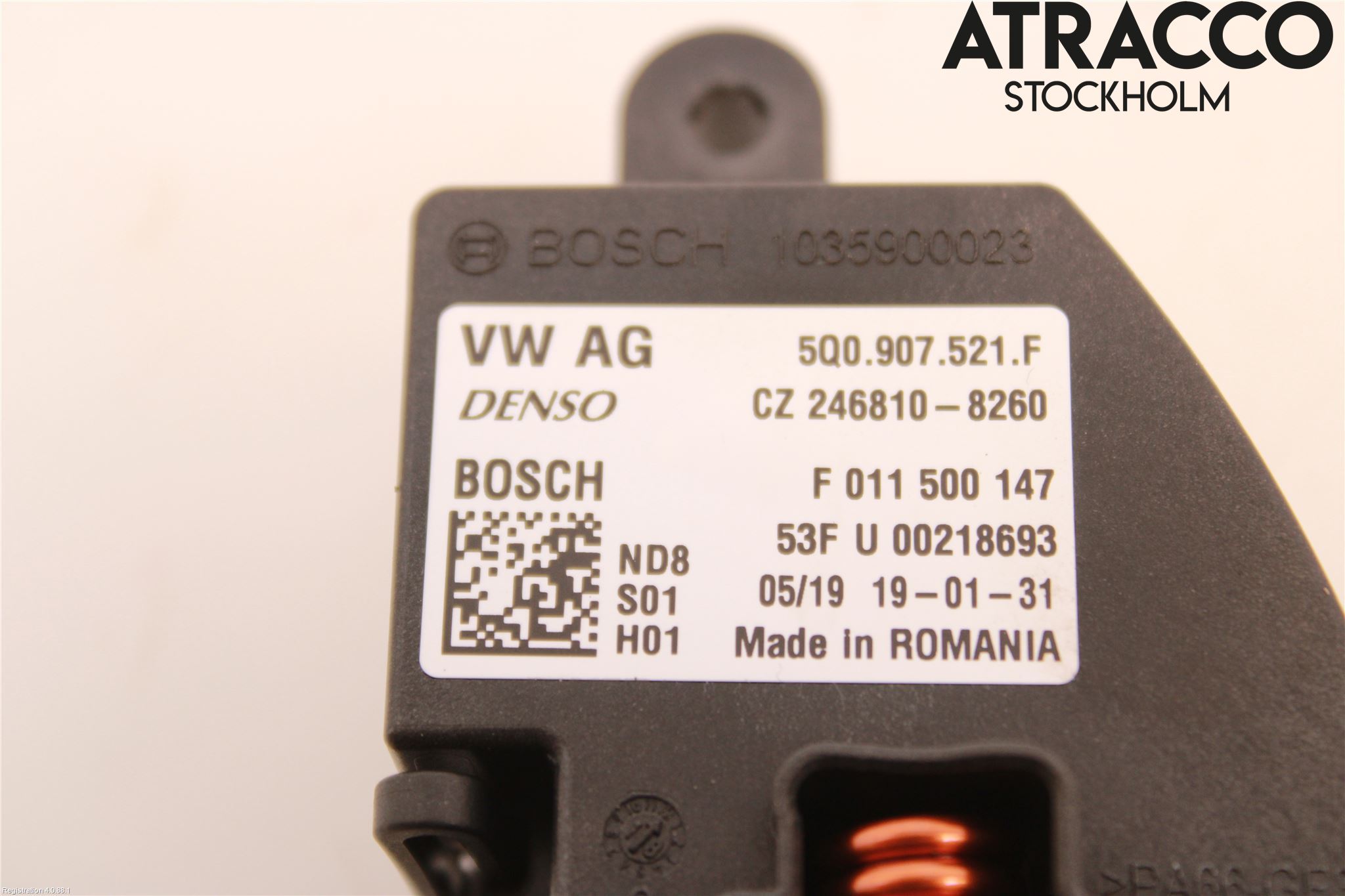Volkswagen VW PASSAT 15-19 Värmefläktsmotstånd