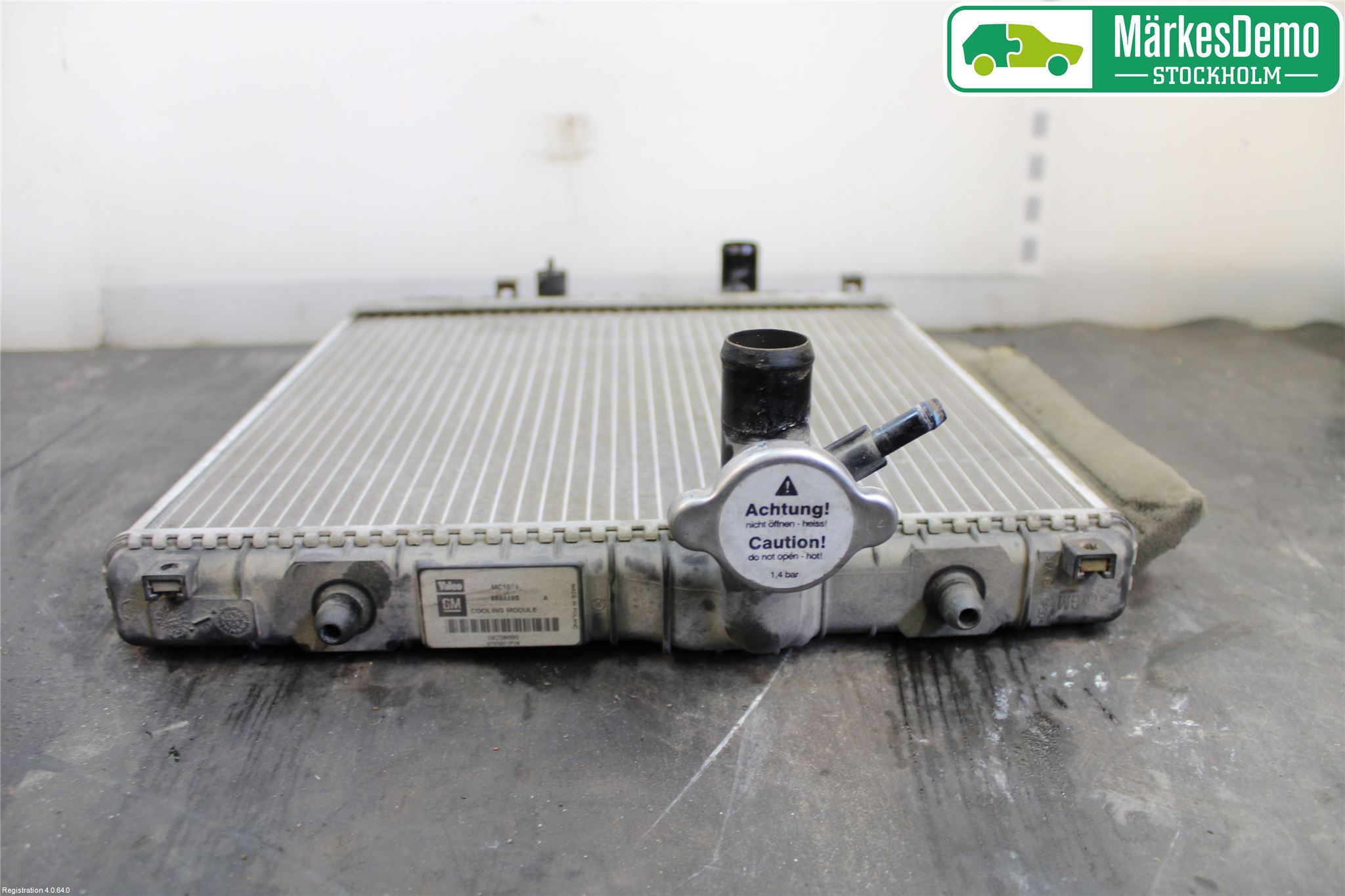 Opel AGILA A 01-07 Kylare Man