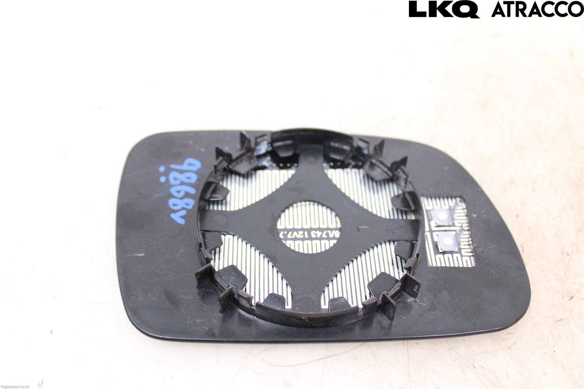 Peugeot 407 Spegelglas Vä