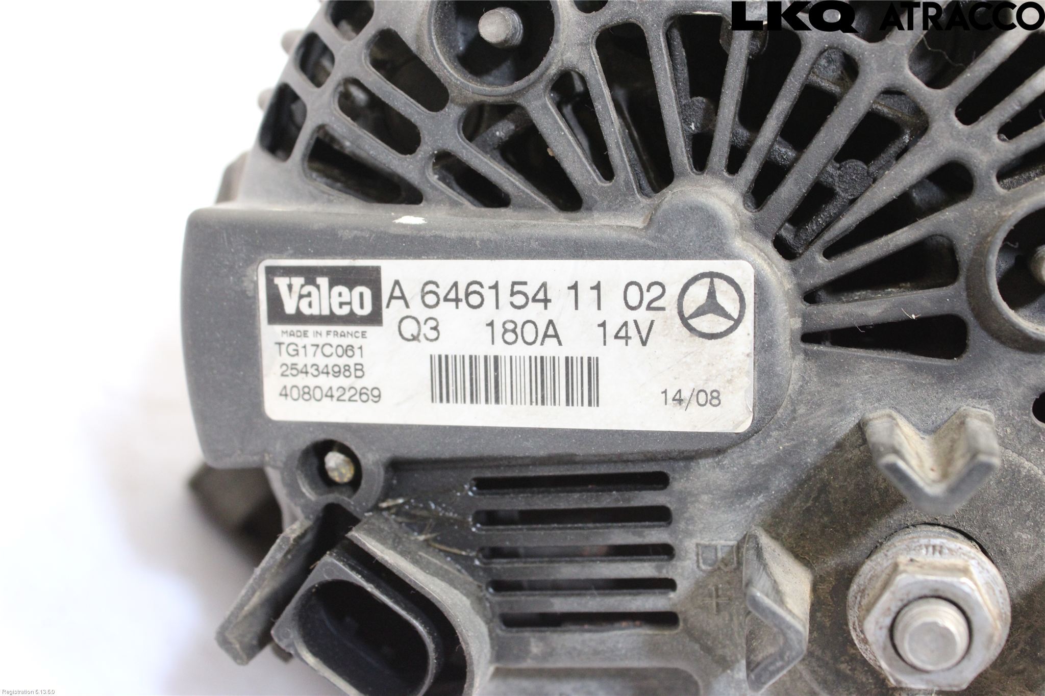 Mercedes-Benz MB C-KLASS (W204) 07-15 Generator