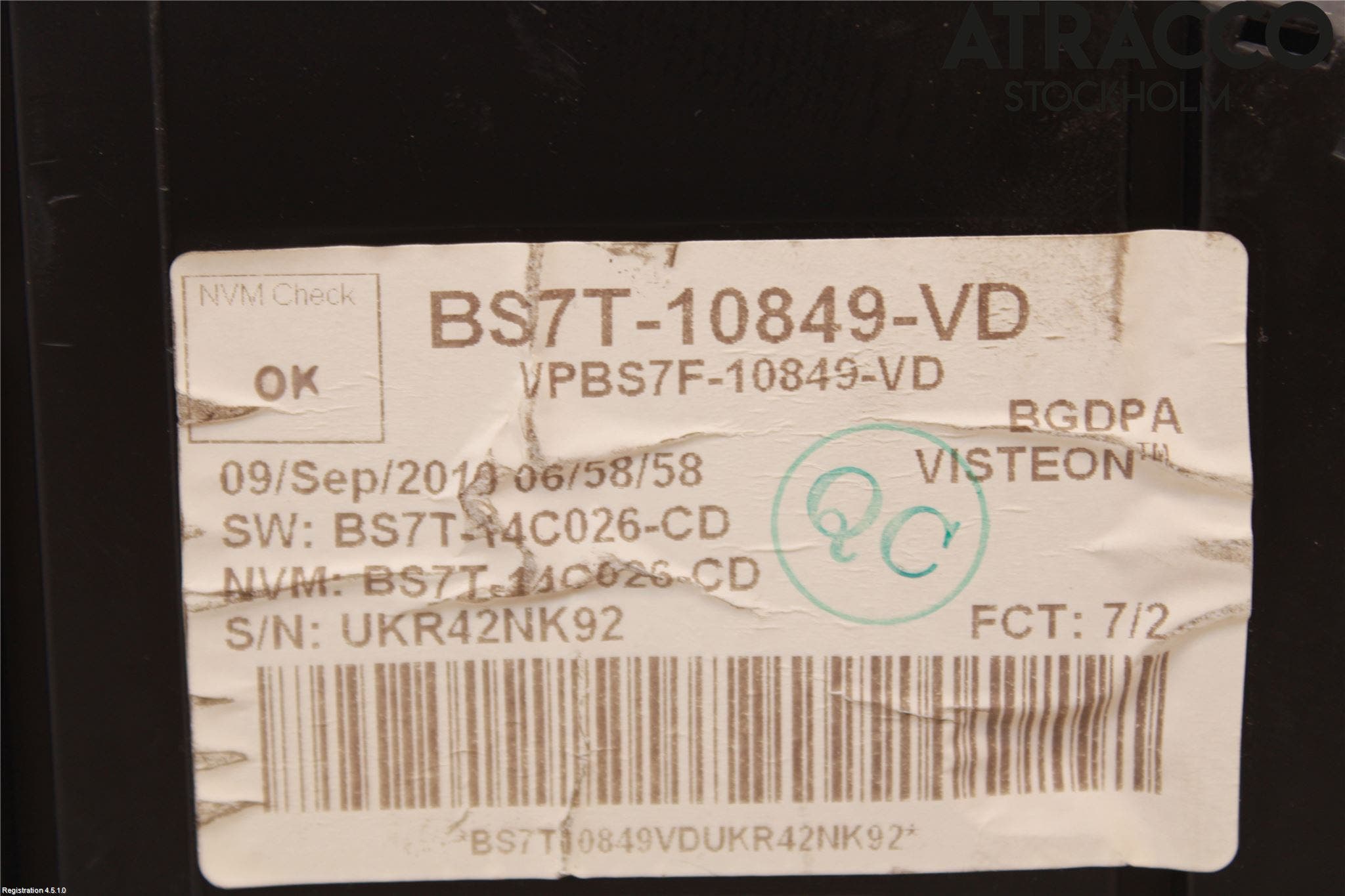 Ford MONDEO 07-15 Instrument Komb