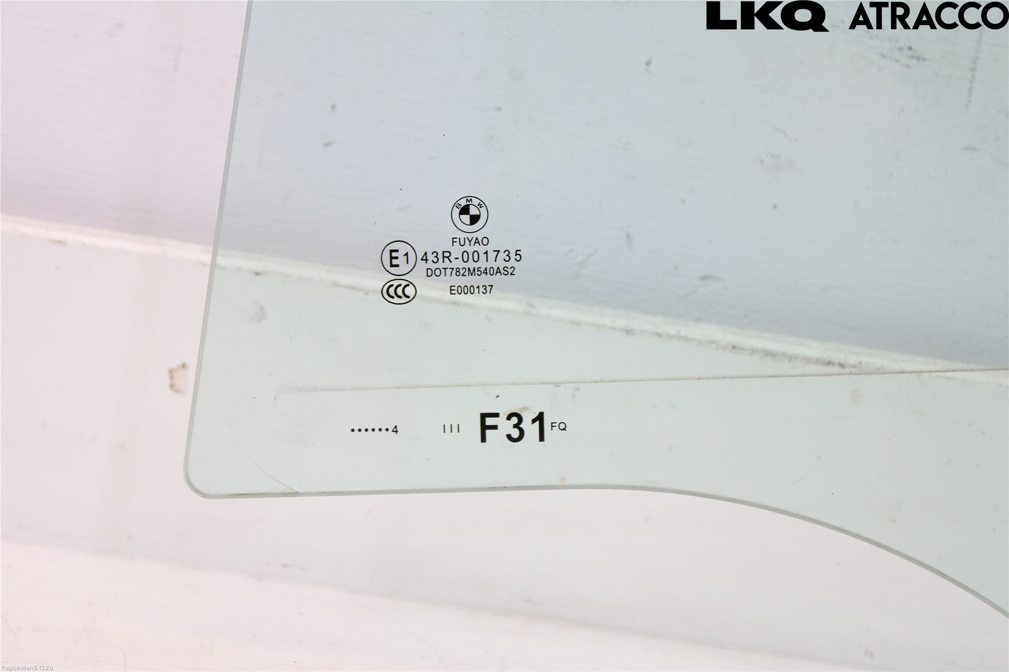 BMW 3 F30/F31/F80 12-19 Dörruta Bak Vänster