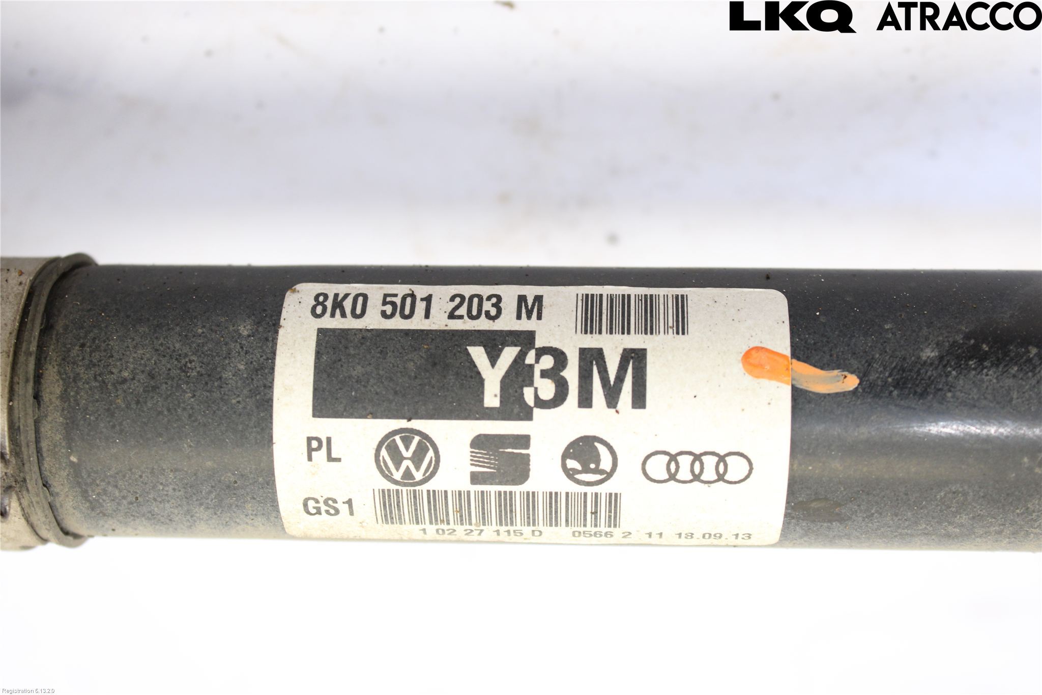 Audi A4 12-15 Drivaxel Bak Höger