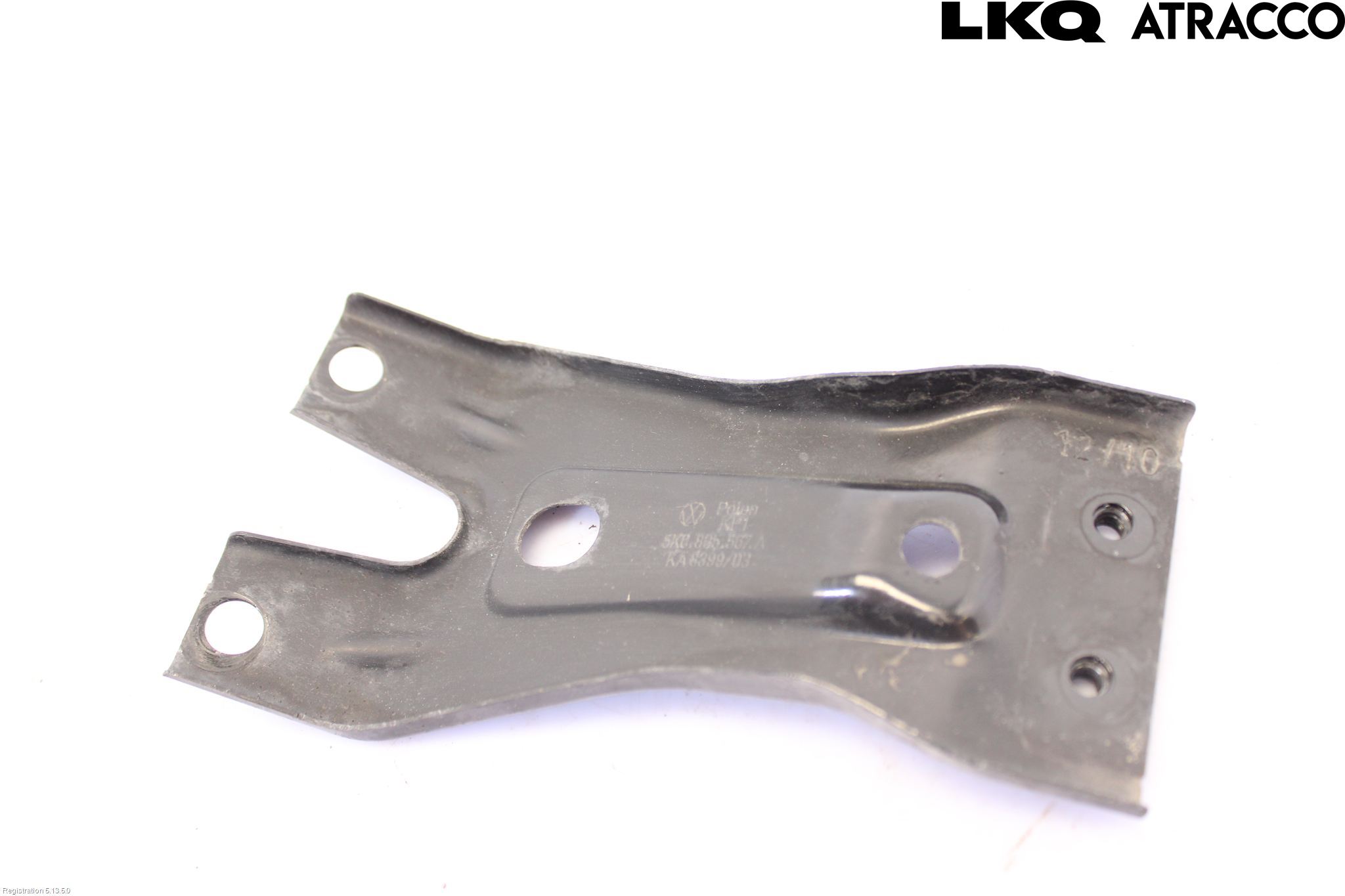 Volkswagen VW GOLF VI 09-13 Front Huvlåsplåt-Balk