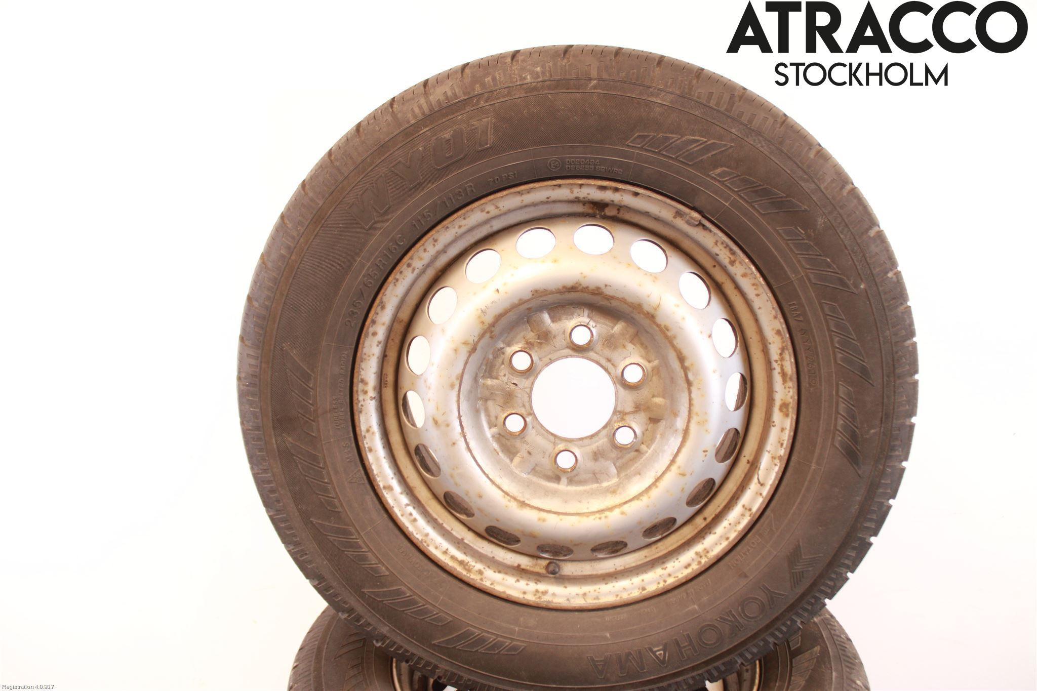 Mercedes-Benz MB SPRINTER (W906) 06-18 Sommardäck Plåtfälg 4St