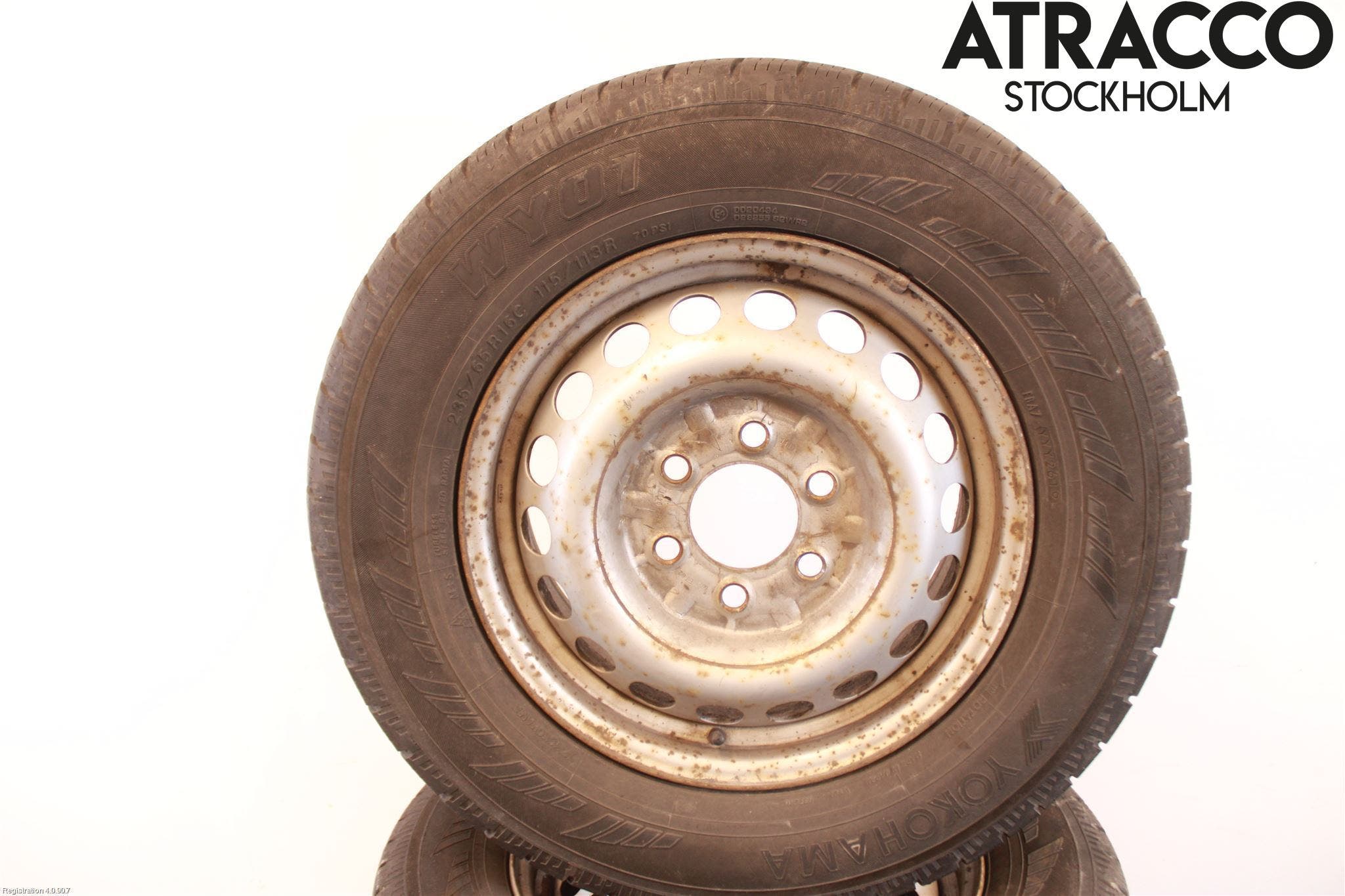 Mercedes-Benz MB SPRINTER (W906) 06-18 Sommardäck Plåtfälg 4St