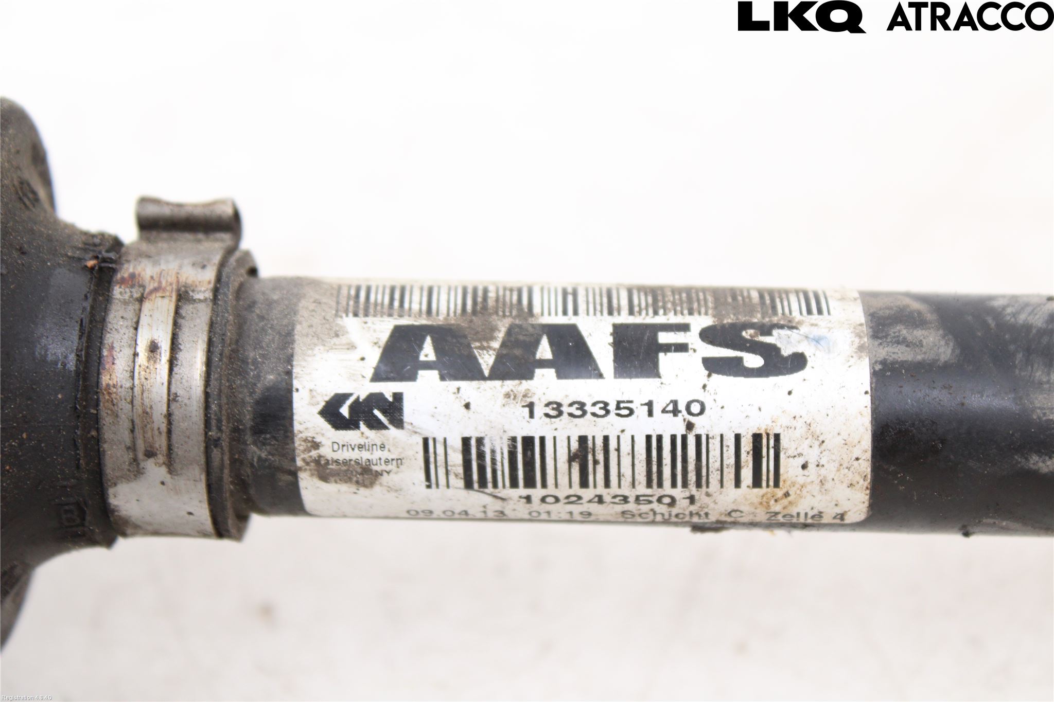 Opel ASTRA J 10-15 Drivaxel Fram Vänster