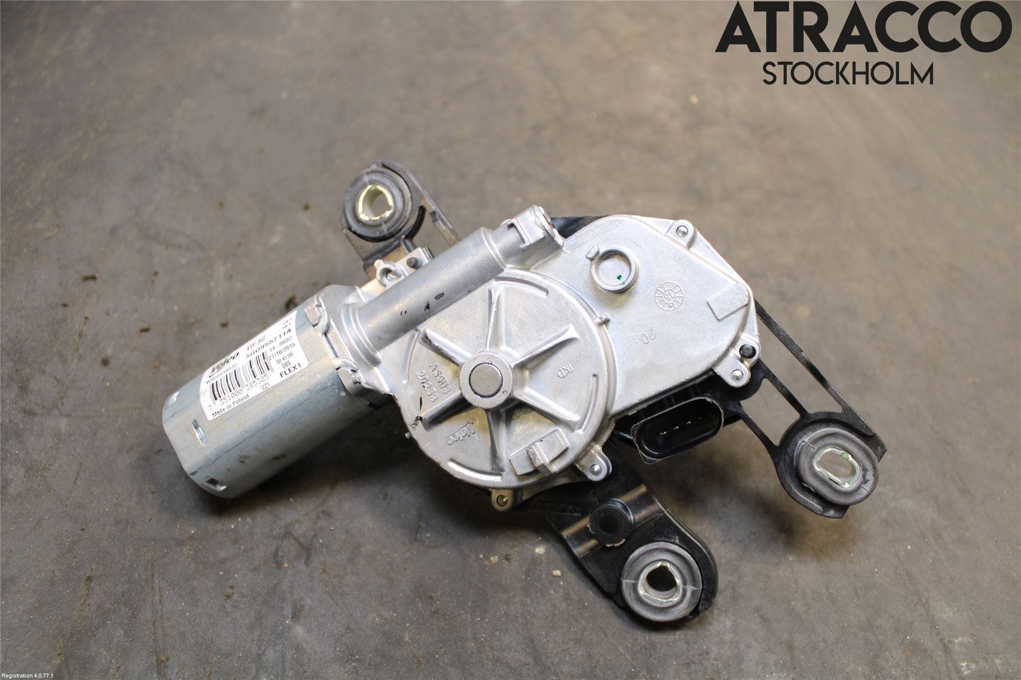 Volkswagen VW GOLF / E-GOLF VII 13-20 Torkarmotor Baklucka