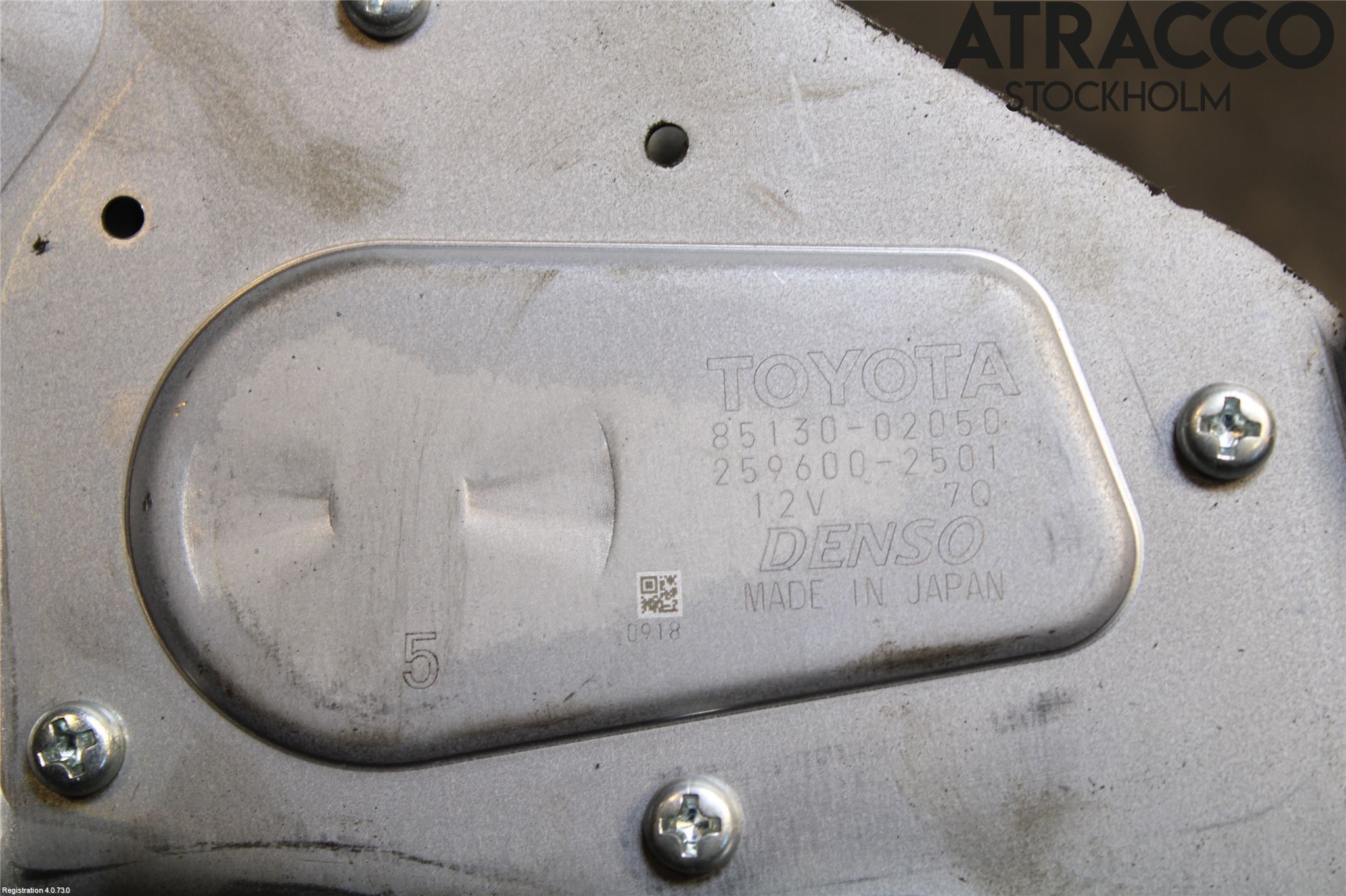 Toyota AURIS 13-19 Torkarmotor Baklucka