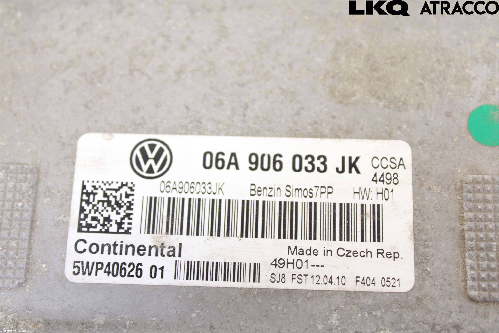 Volkswagen VW GOLF VI 09-13 Styrenhet Insprut Bensin