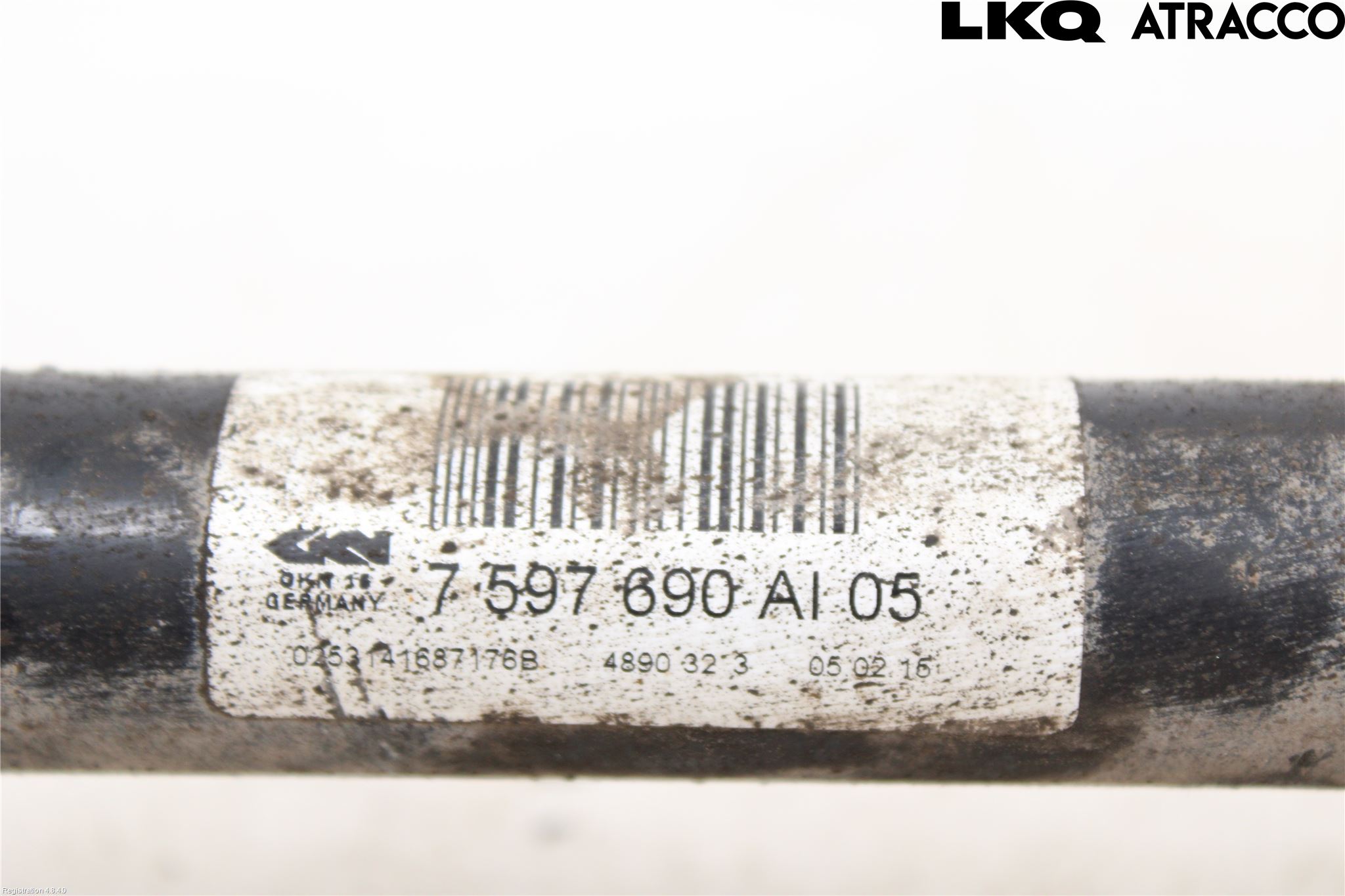 BMW 3 F30/F31/F80 12-19 Drivaxel Bak Höger