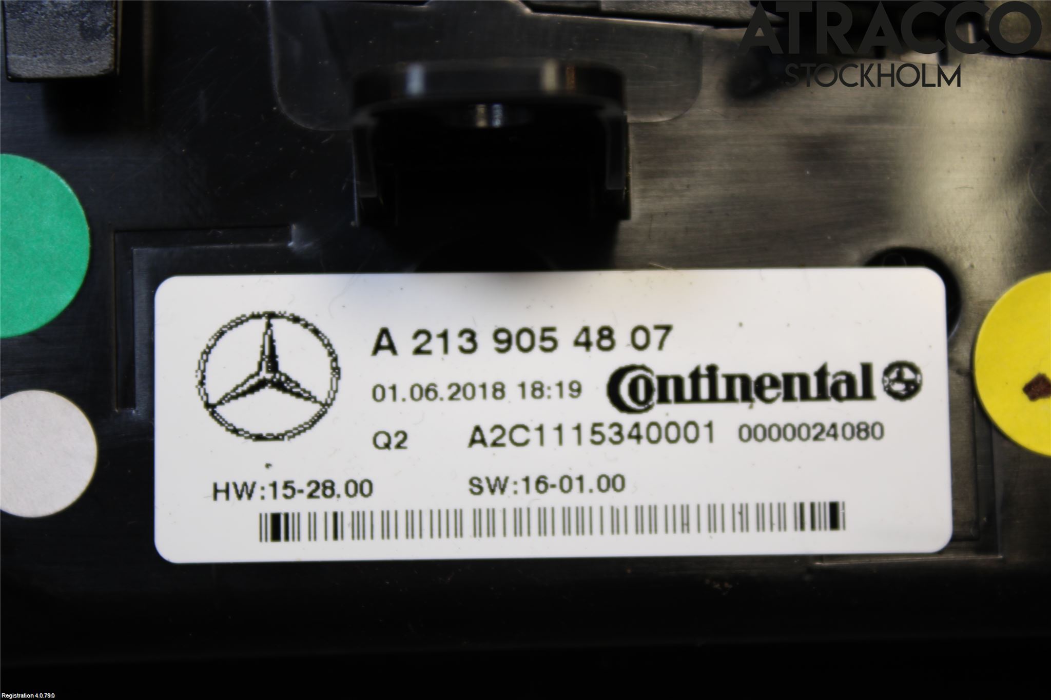 Mercedes-Benz MB E-KLASS (W213) 16-23 Ac Styrenhet Ac Manöveren