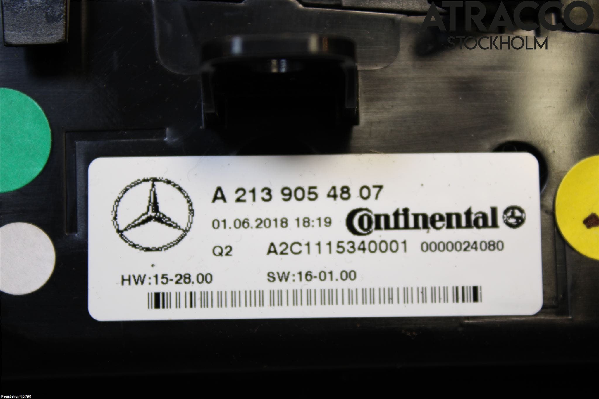 Mercedes-Benz MB E-KLASS (W213) 16-23 Ac Styrenhet Ac Manöveren