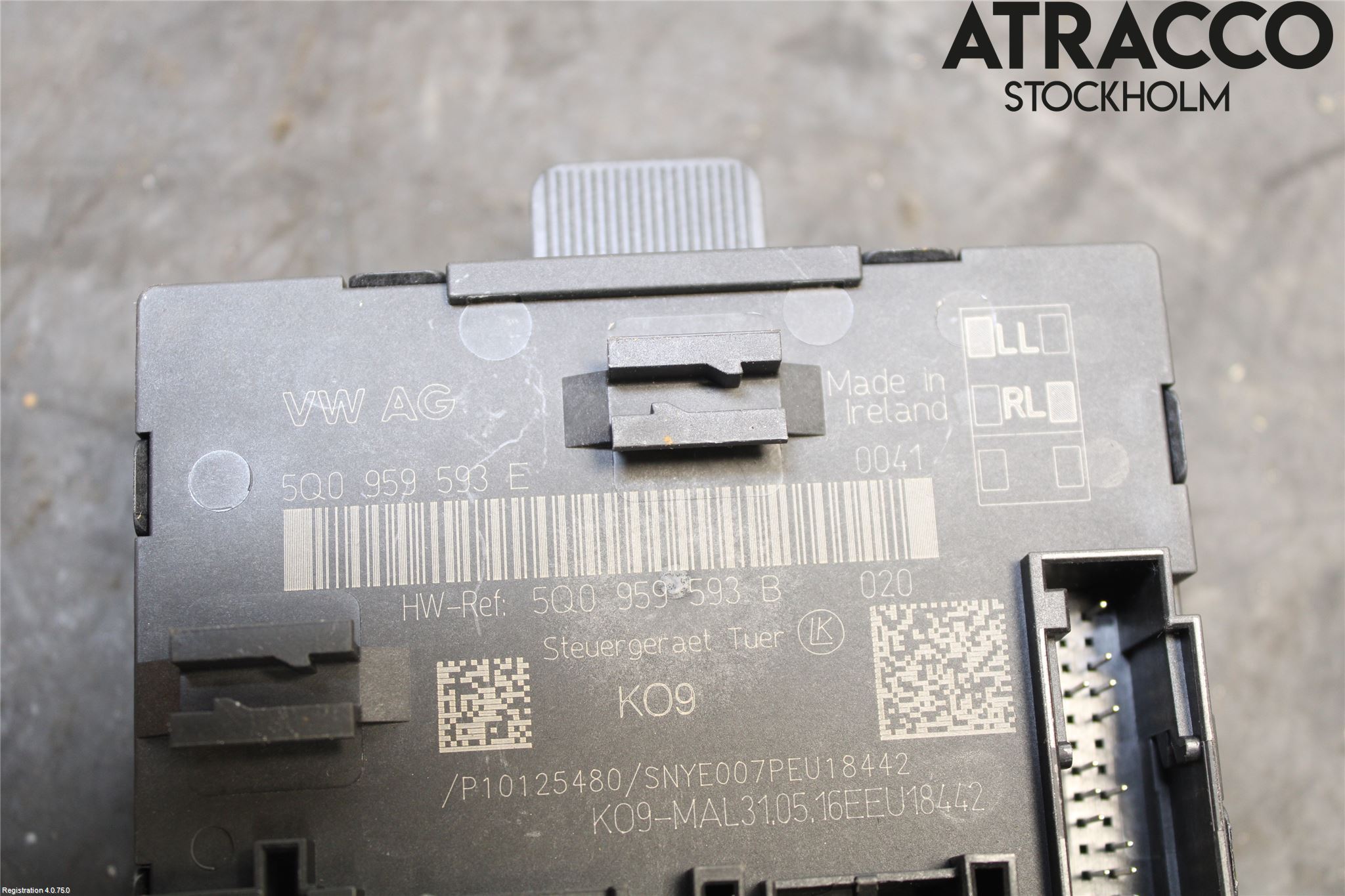 Volkswagen VW GOLF / E-GOLF VII 13-20 Styrenhet Dörr