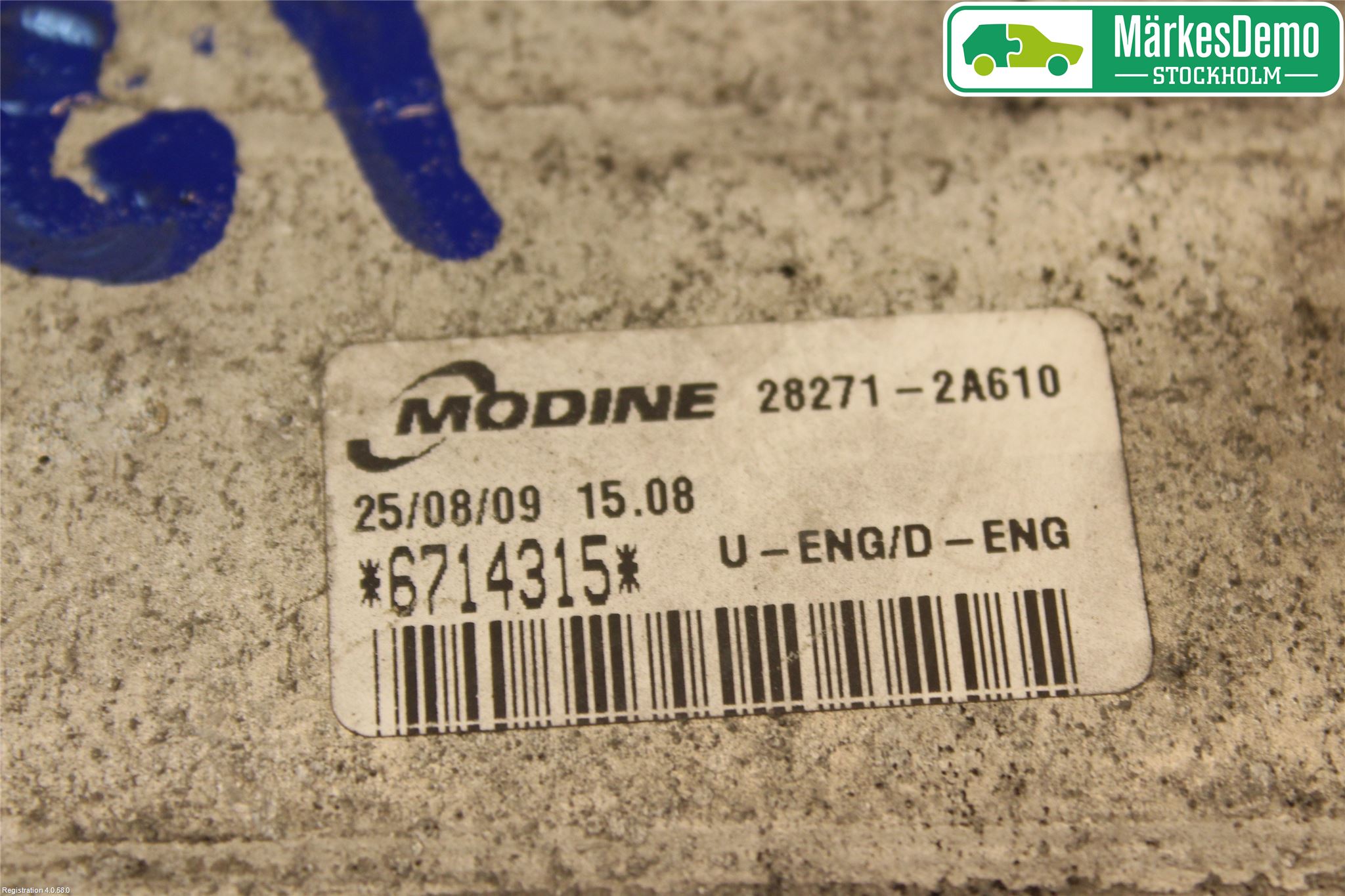 Hyundai i30 FD 07-12 Laddluft-Intercooler Kyl