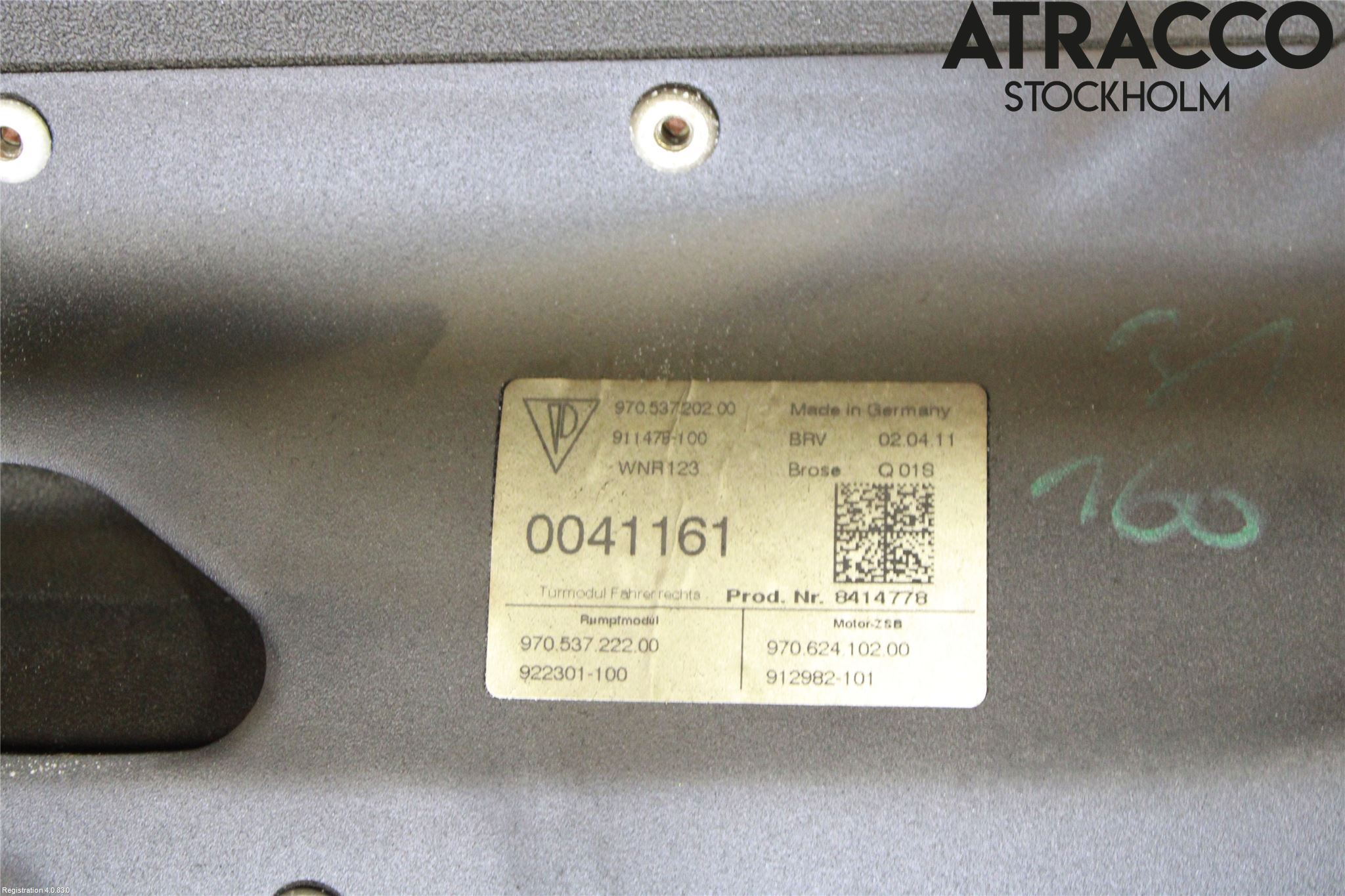 Porsche PANAMERA 09- Fönsterhiss El Kompl