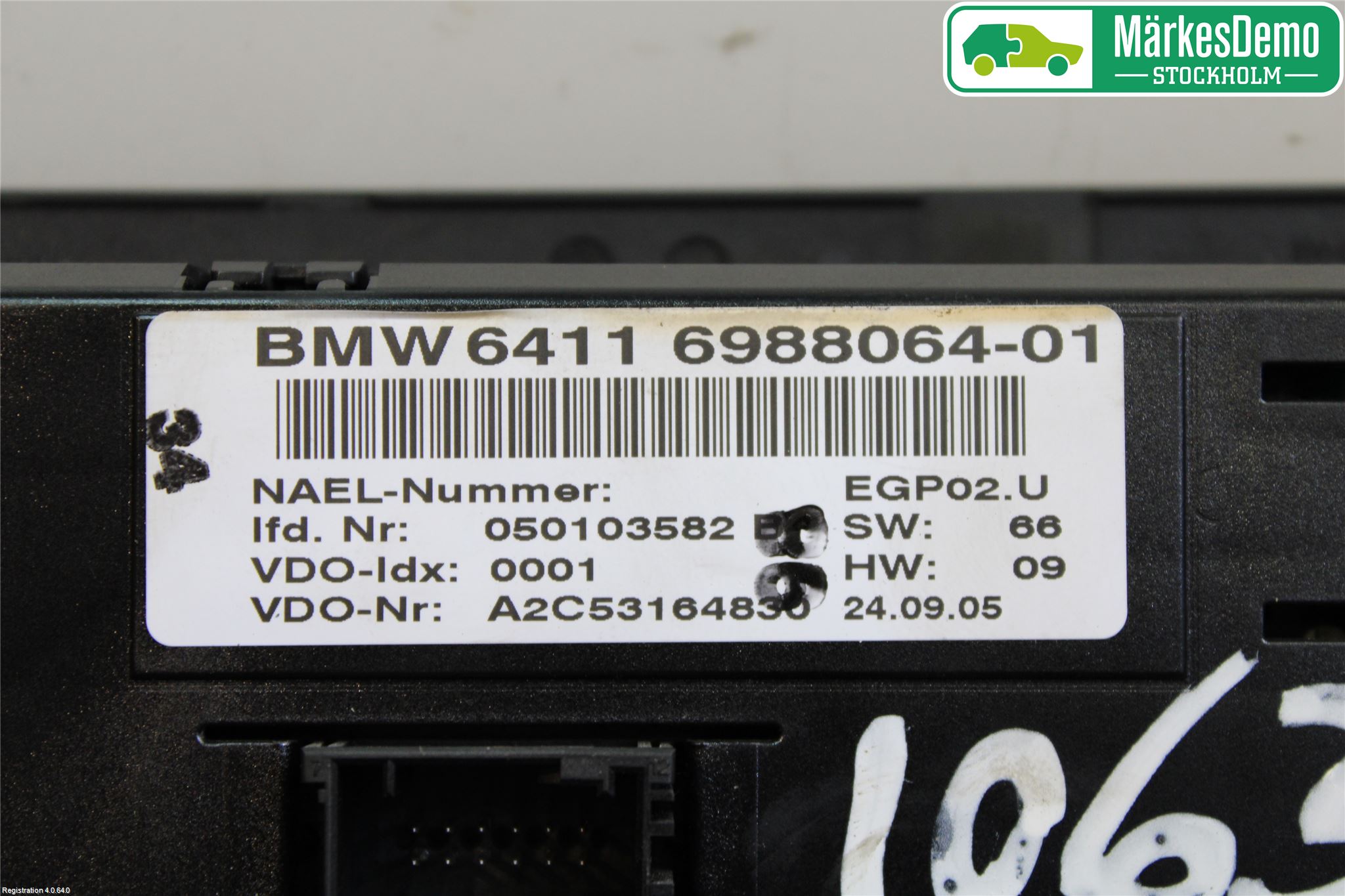 BMW 3 E90/91 SED/TOU 05-12 Ac Styrenhet Ac Manöveren