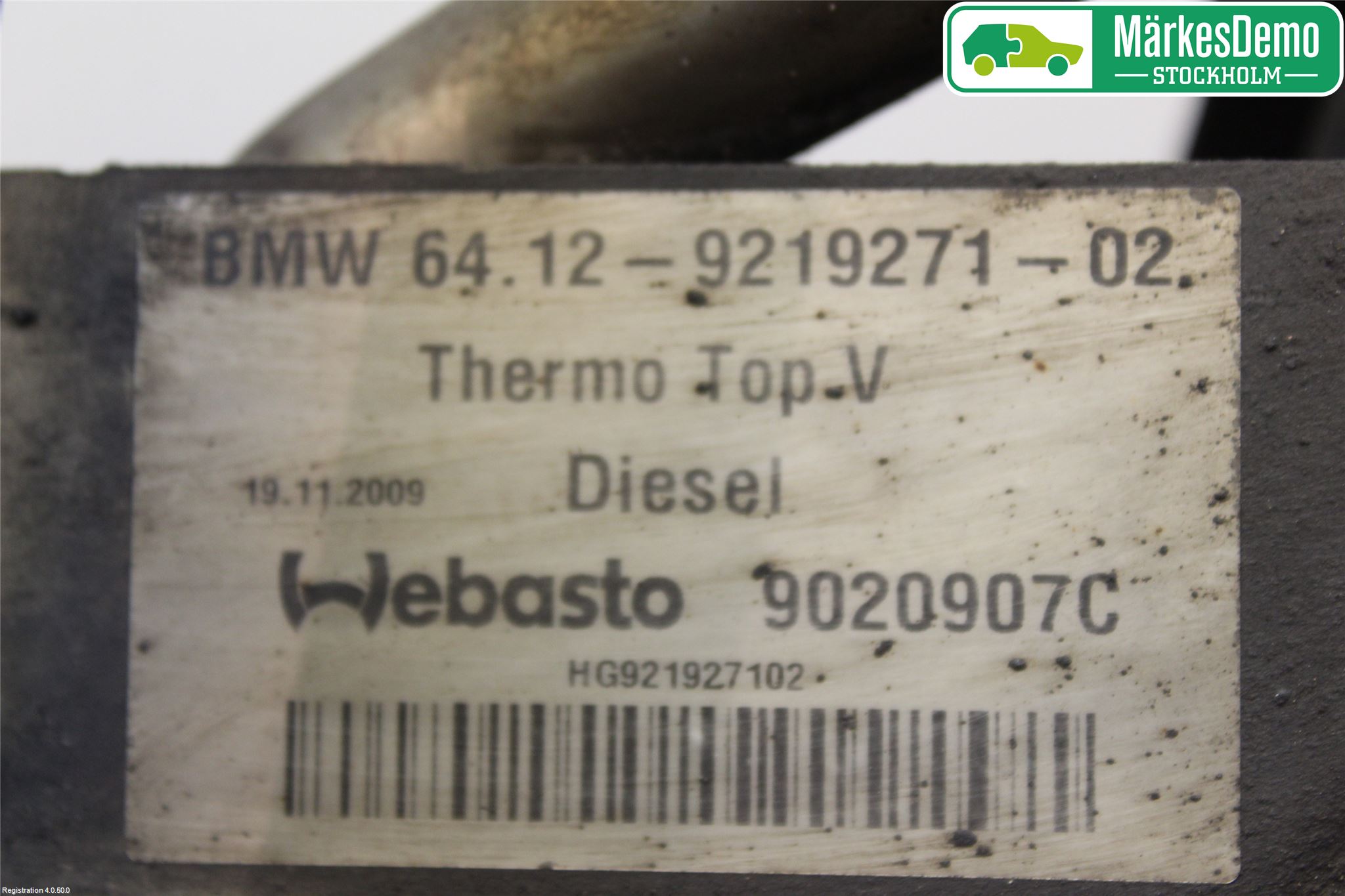 BMW 5 GT F07 09-17 Dieselvärmare