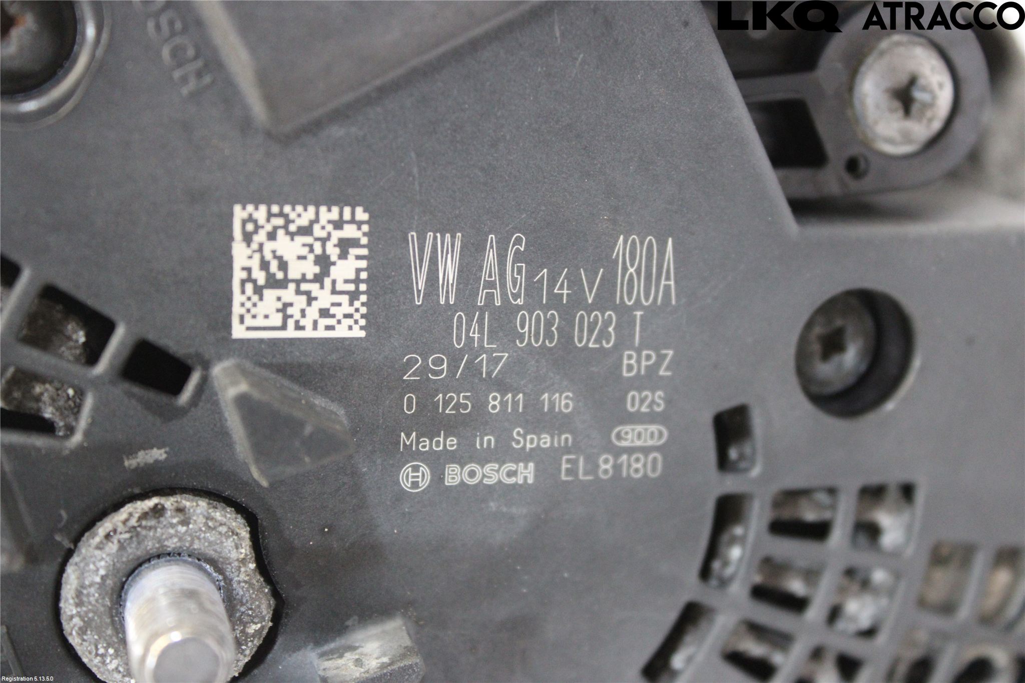 Volkswagen VW TRANSP/CARAVELLE (T6) 16-22 Generator