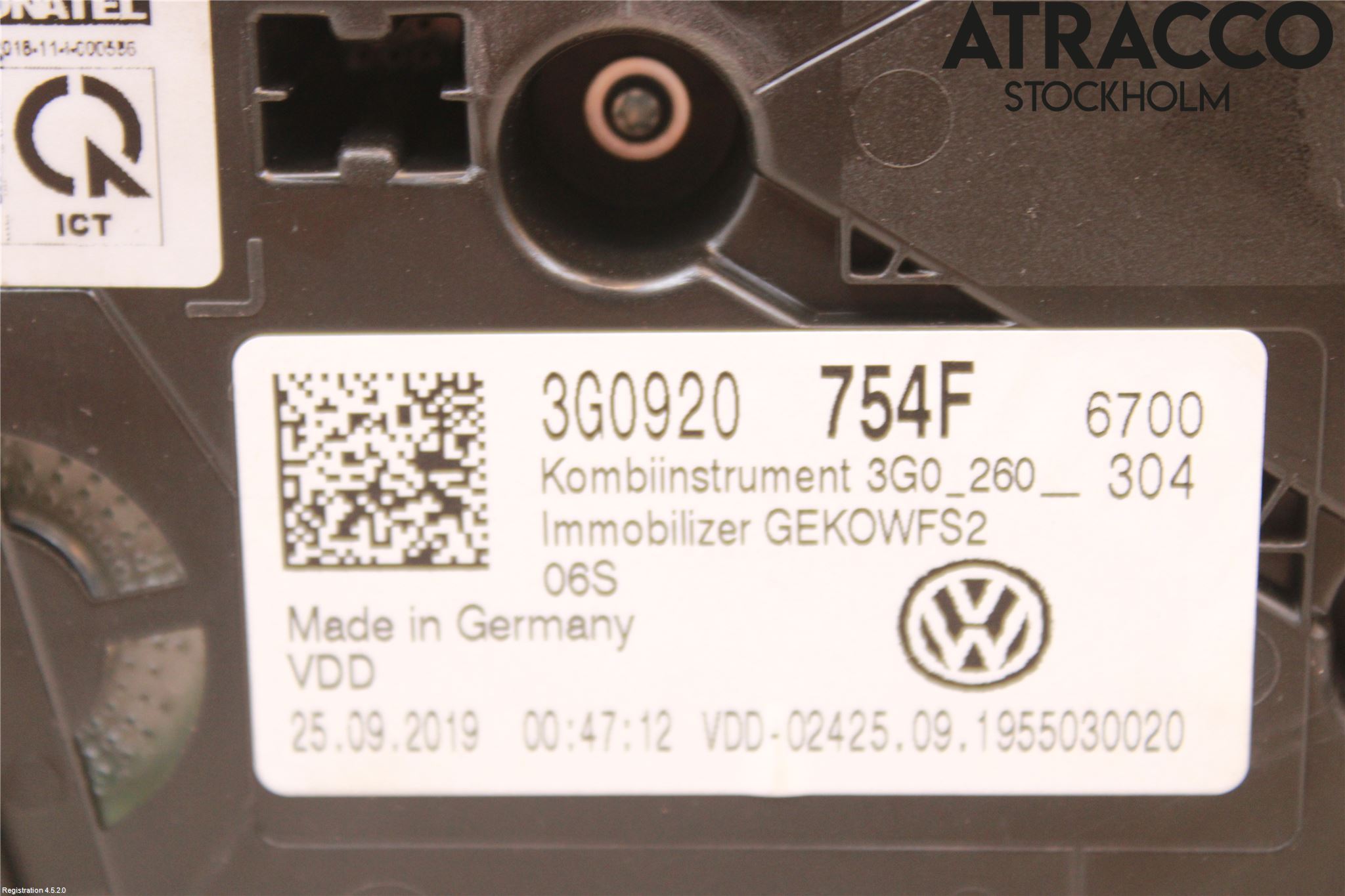 Volkswagen VW PASSAT 20-24 Instrument Komb