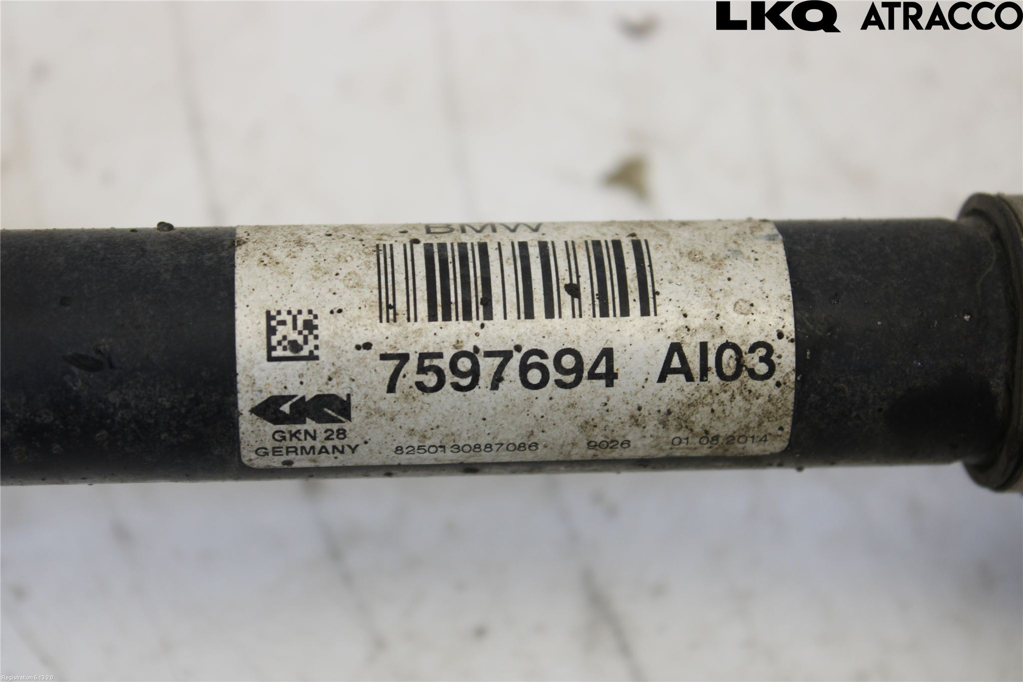 BMW 3 F30/F31/F80 12-19 Drivaxel Fram Höger