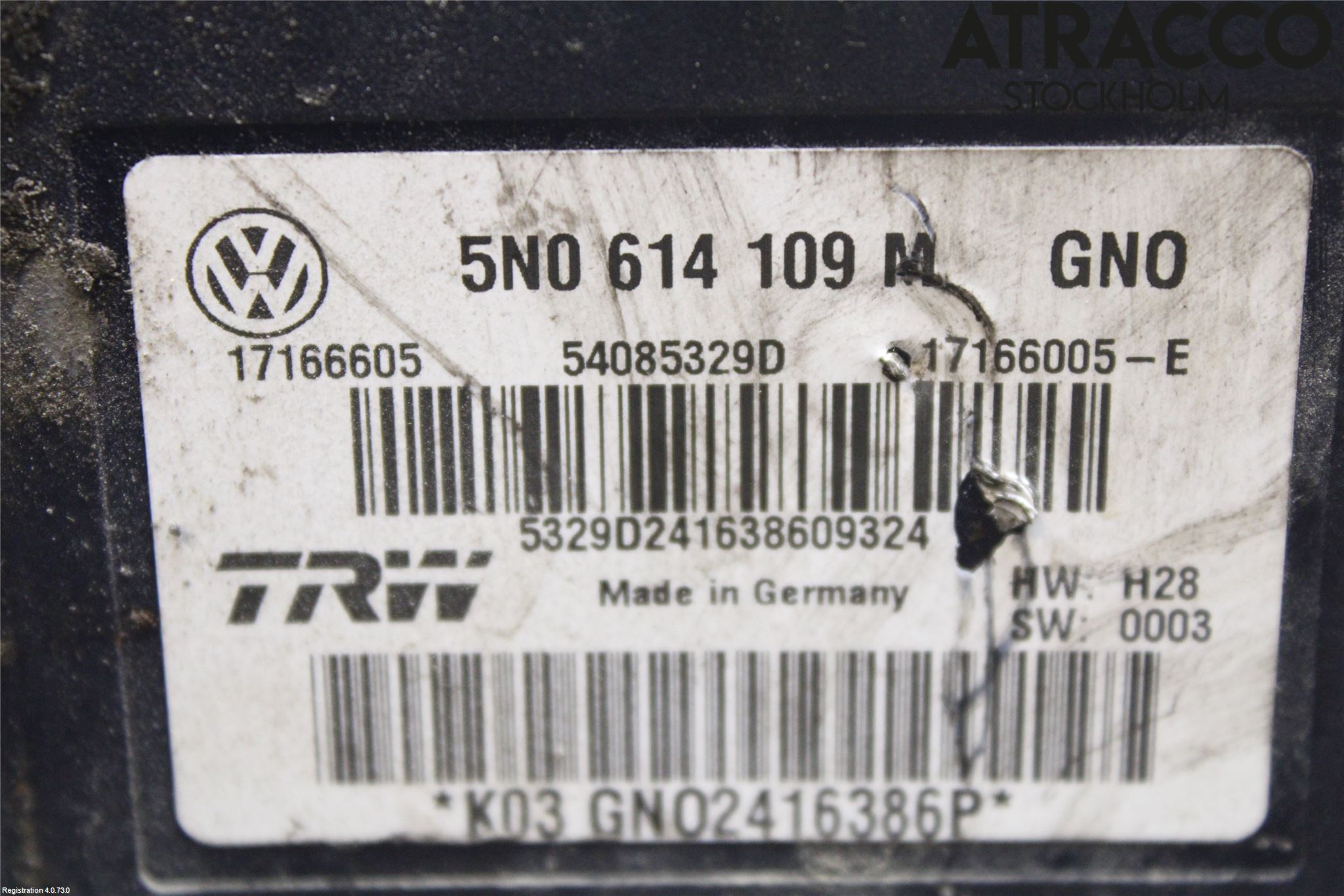 Volkswagen VW TIGUAN 07-16 Abs Hydraulaggregat