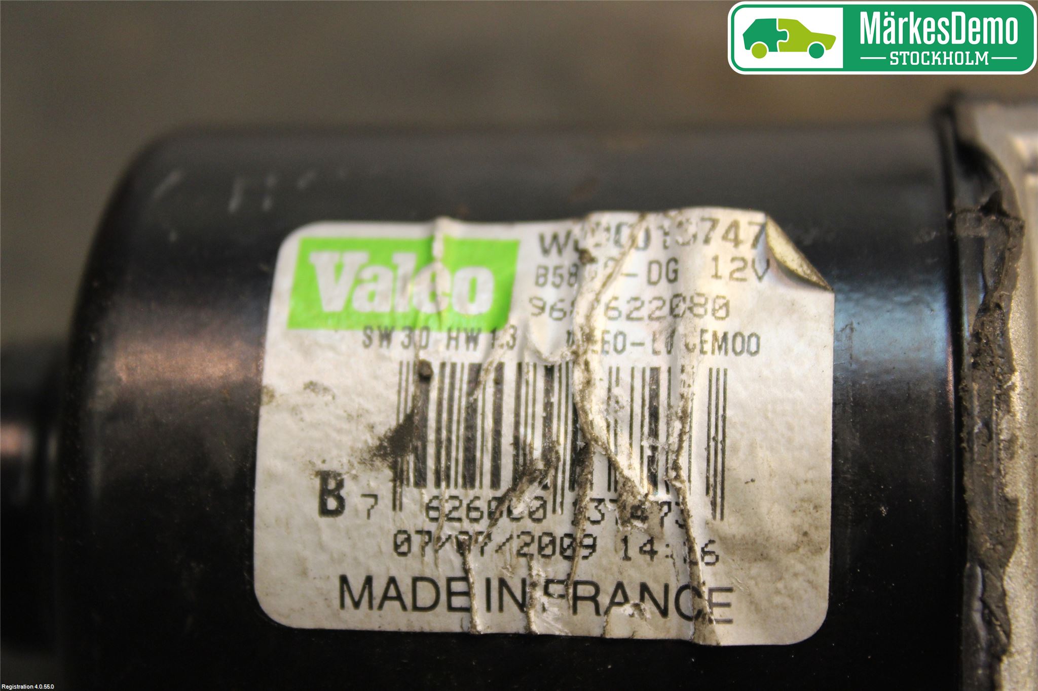 Citroen C4 GRAND PICASSO 07-13 Torkarmotor Vindruta