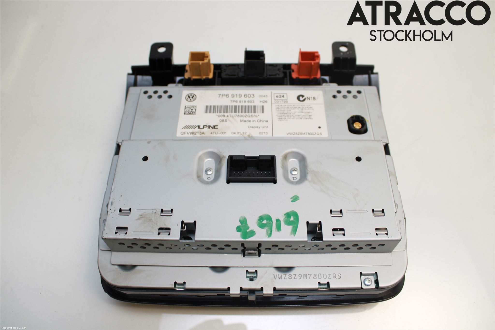 Volkswagen VW TOUAREG 7P 11-18 Cd Radio - Multimediapanel
