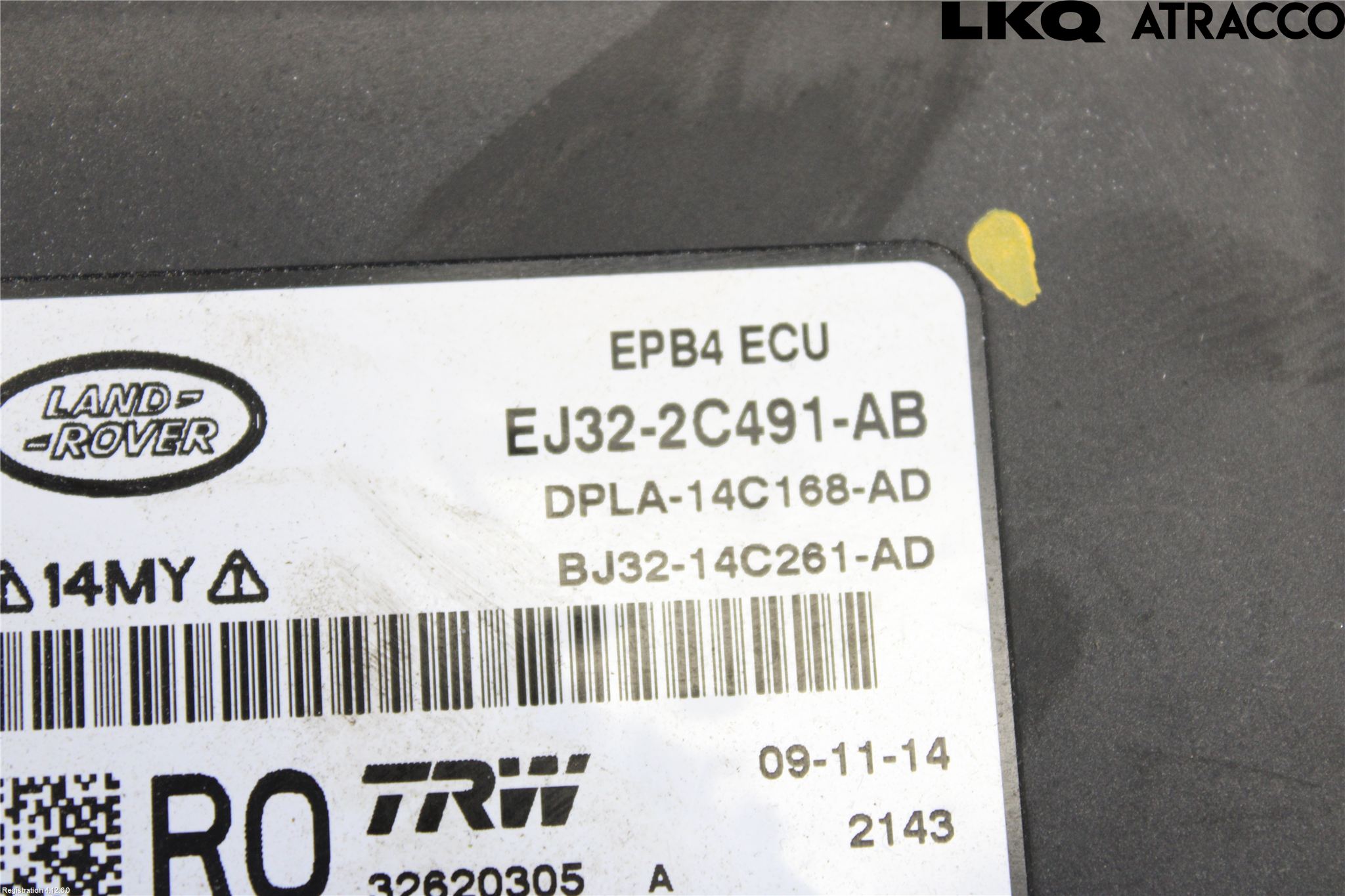 Landrover LAND ROVER RANGE ROVER EVOQUE (L538) 11-18 Styrenhet Parkbroms Epb