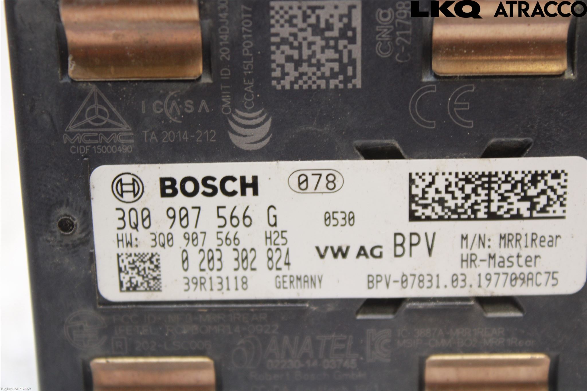 Volkswagen VW PASSAT 15-19 Sensor Aktivt Kollisionsskydd