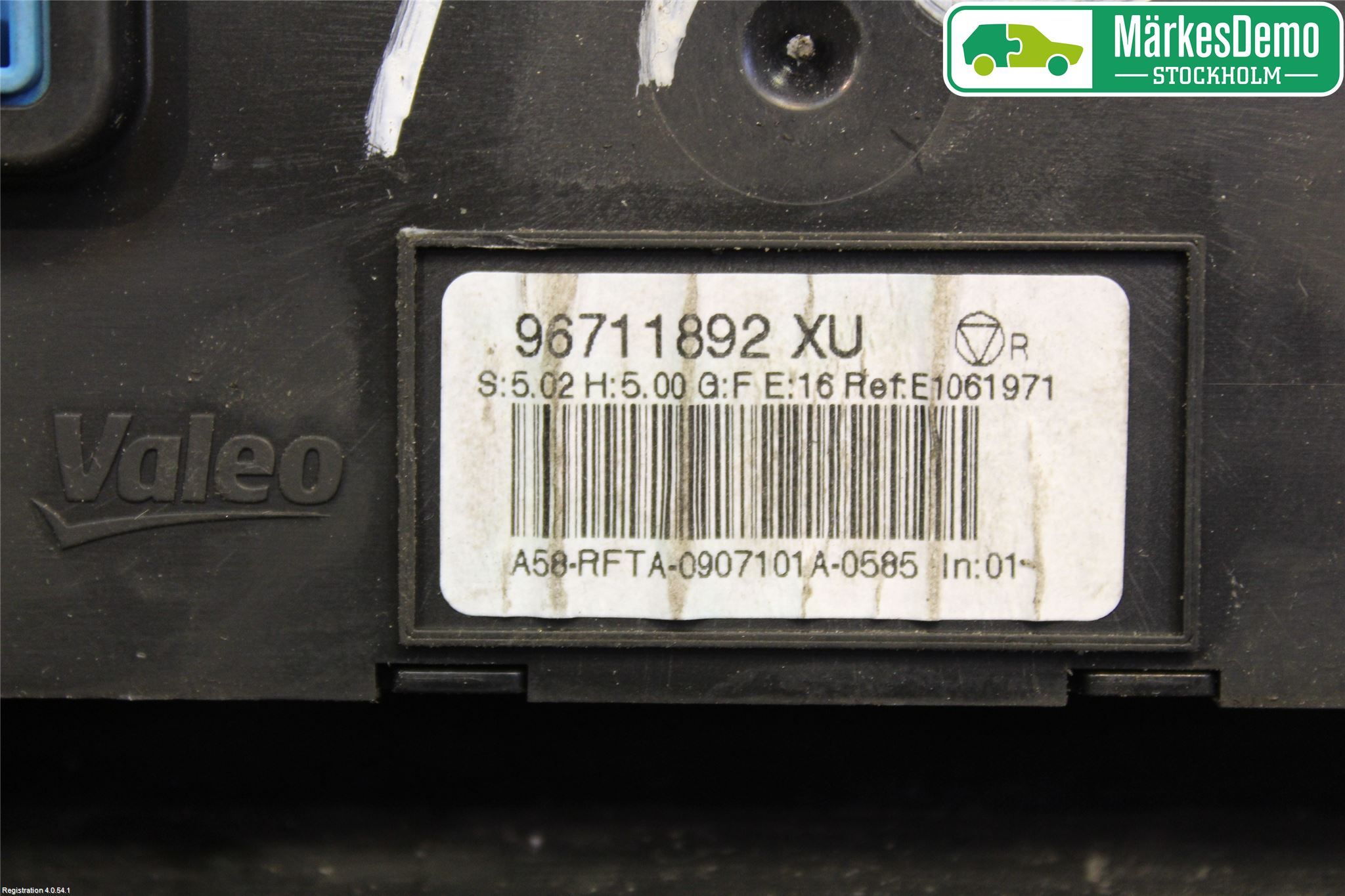 Citroen C3 PICASSO Ac Styrenhet Ac Manöveren